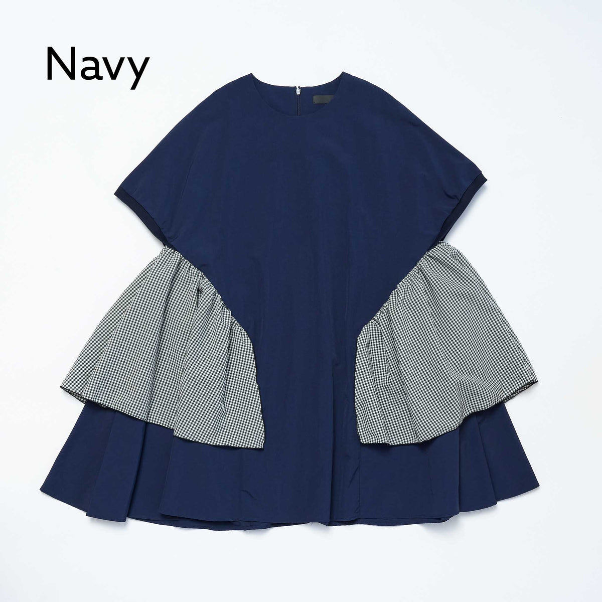 <27SS ご予約分>04-nf27-422-025 サイドフリルワンピース