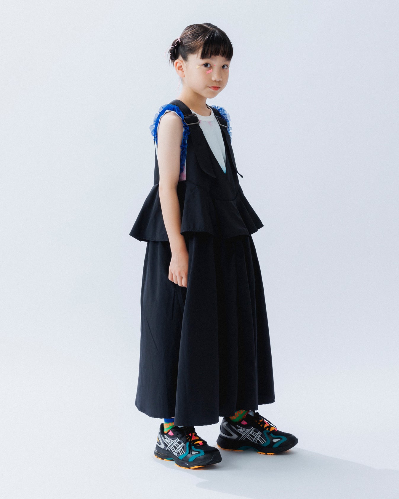 10-nf25-498-025/レイヤードフリルジャンスカ