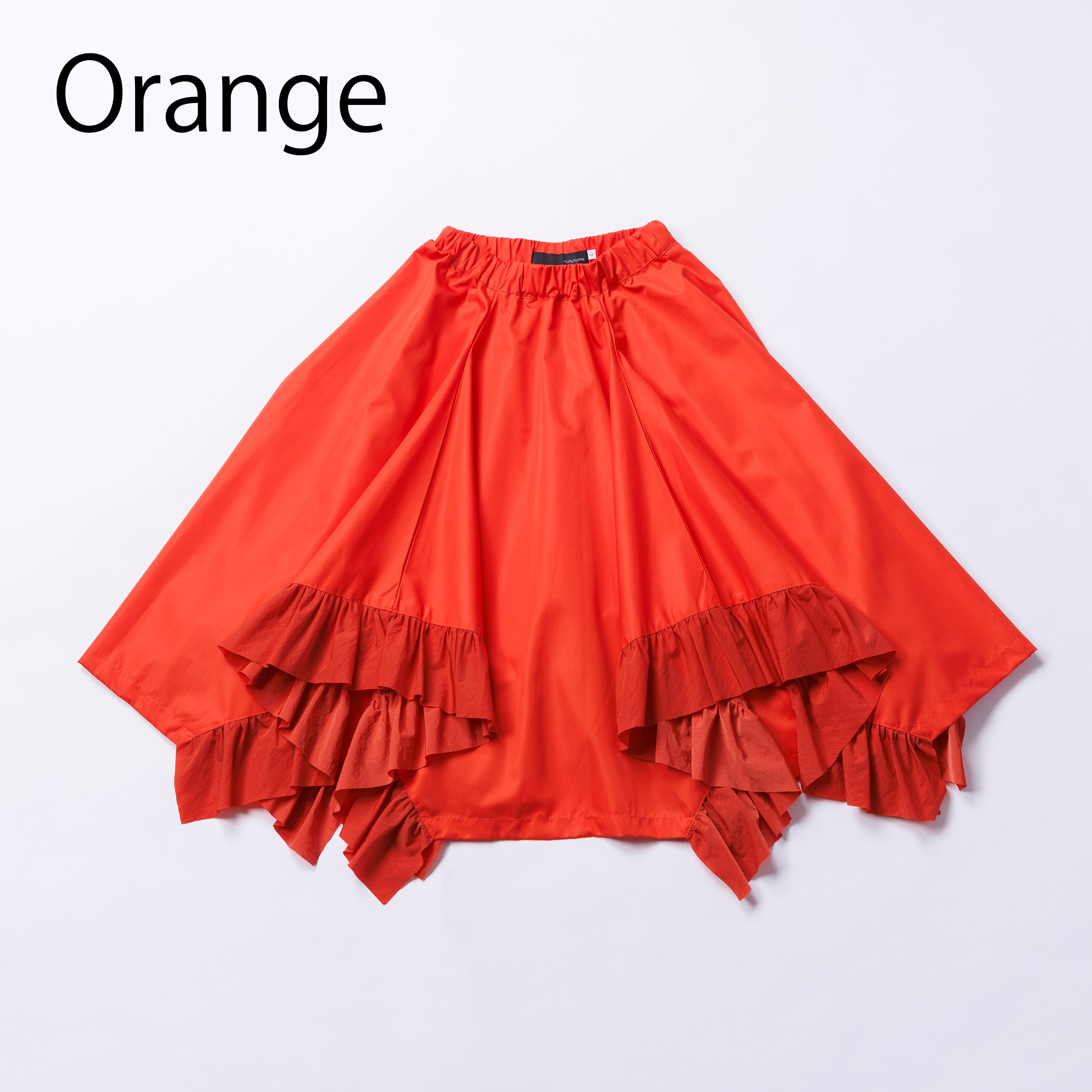 12-nf25-533-033A/イレギュラーフリルスカート