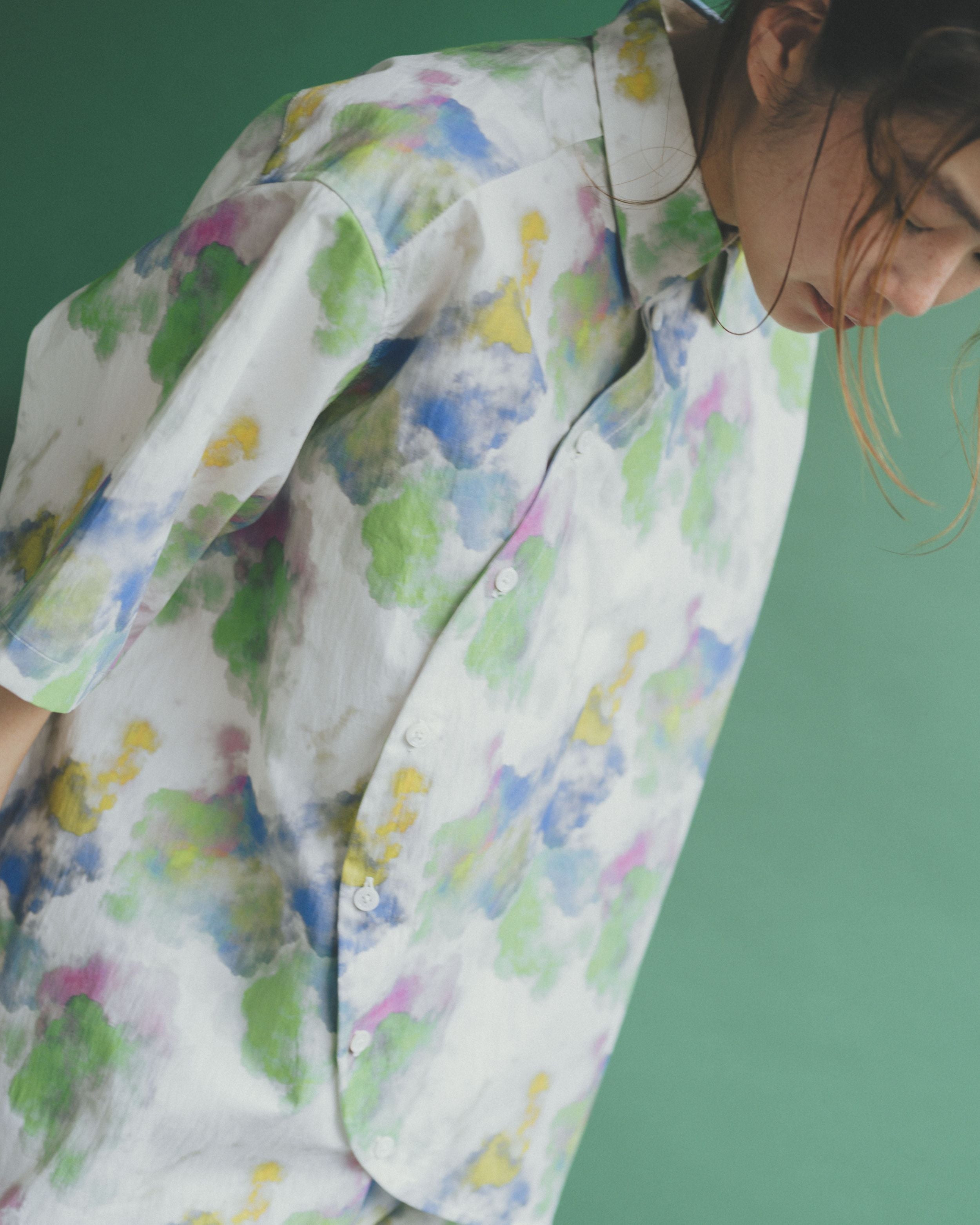 Last One!!!13-nf23-529-400A/ハーフ スリーブ サークルシャツ