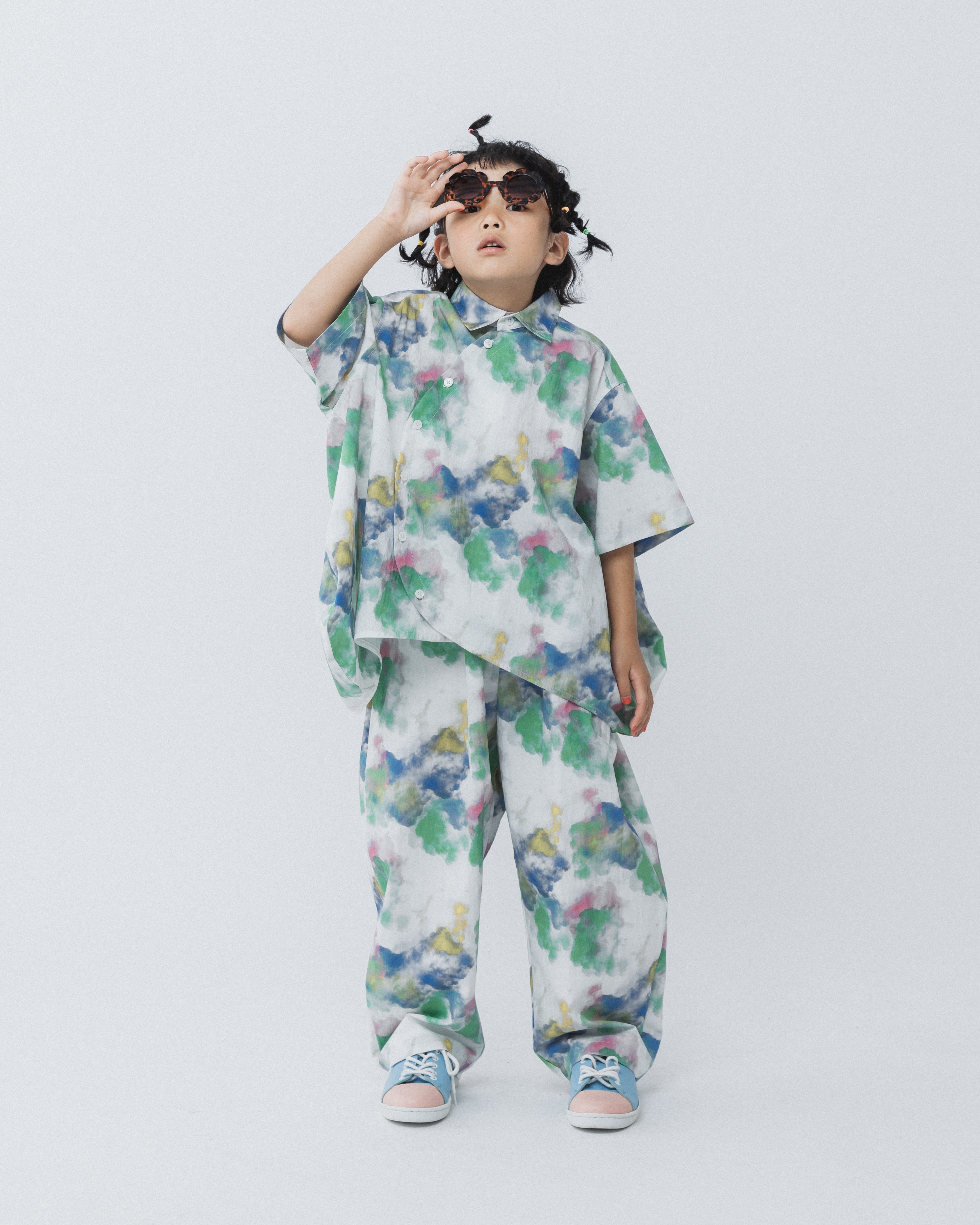 Last One!!!13-nf23-529-400A/ハーフ スリーブ サークルシャツ