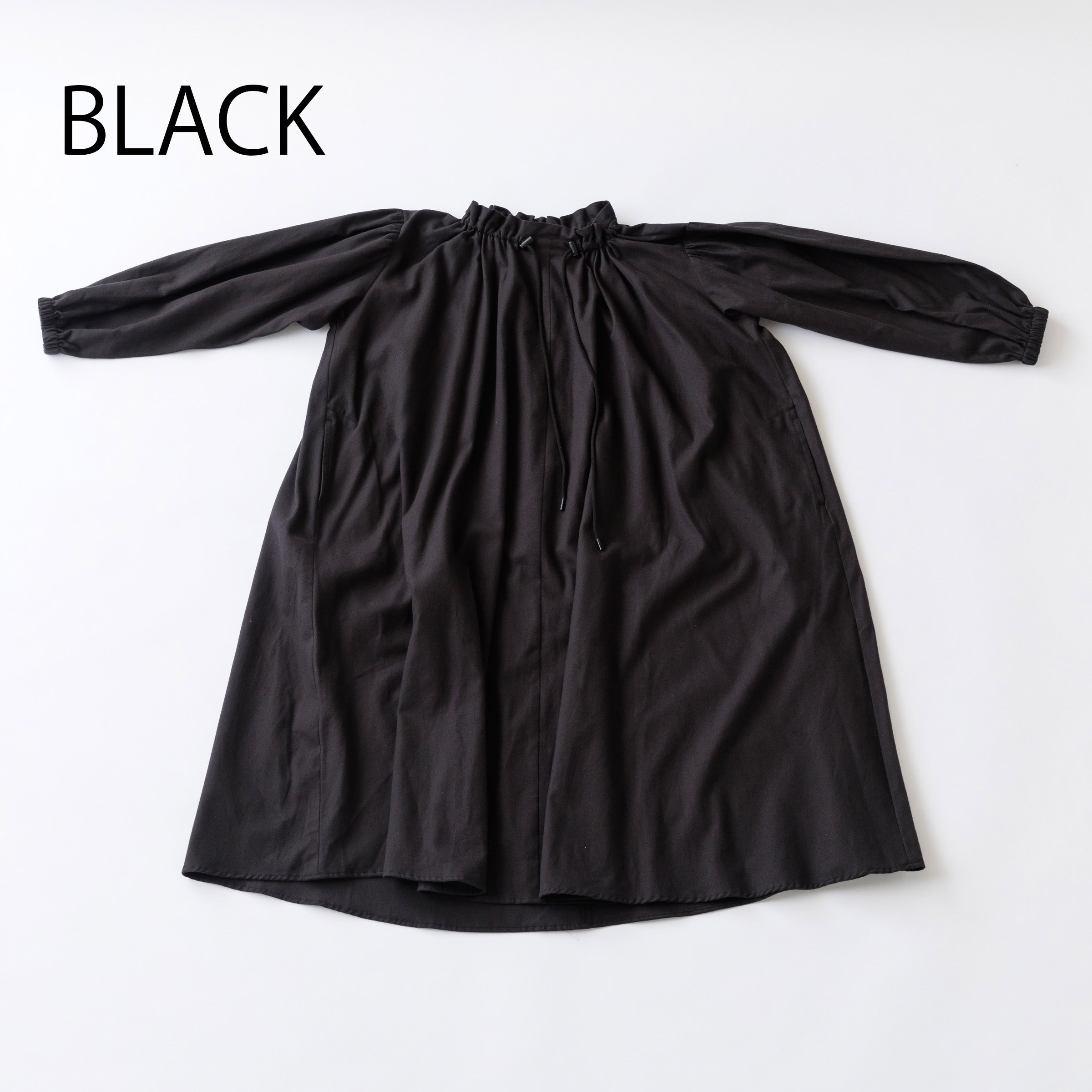 19-nf24-495-012/ネック ドロスト ワンピ<9月~10月入荷予定>