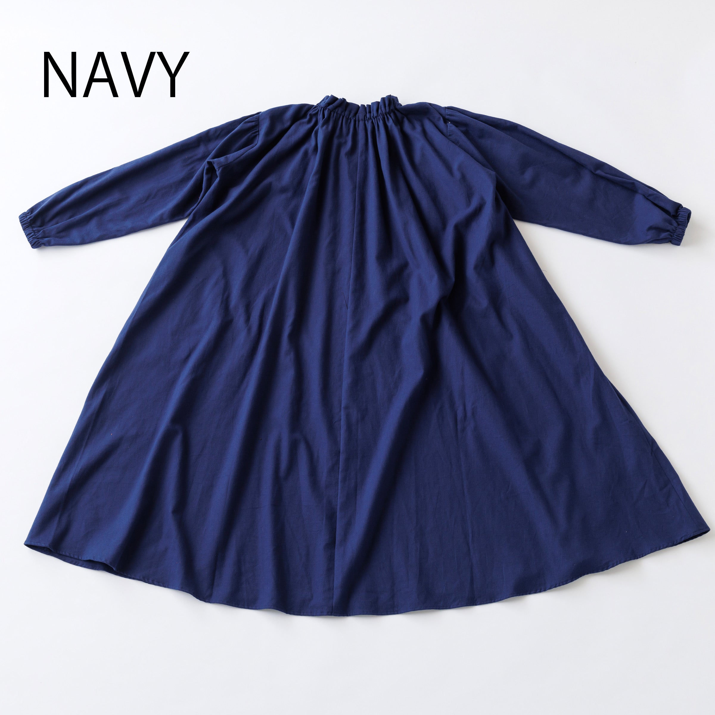 19-nf24-495-012/ネック ドロスト ワンピ<9月~10月入荷予定>