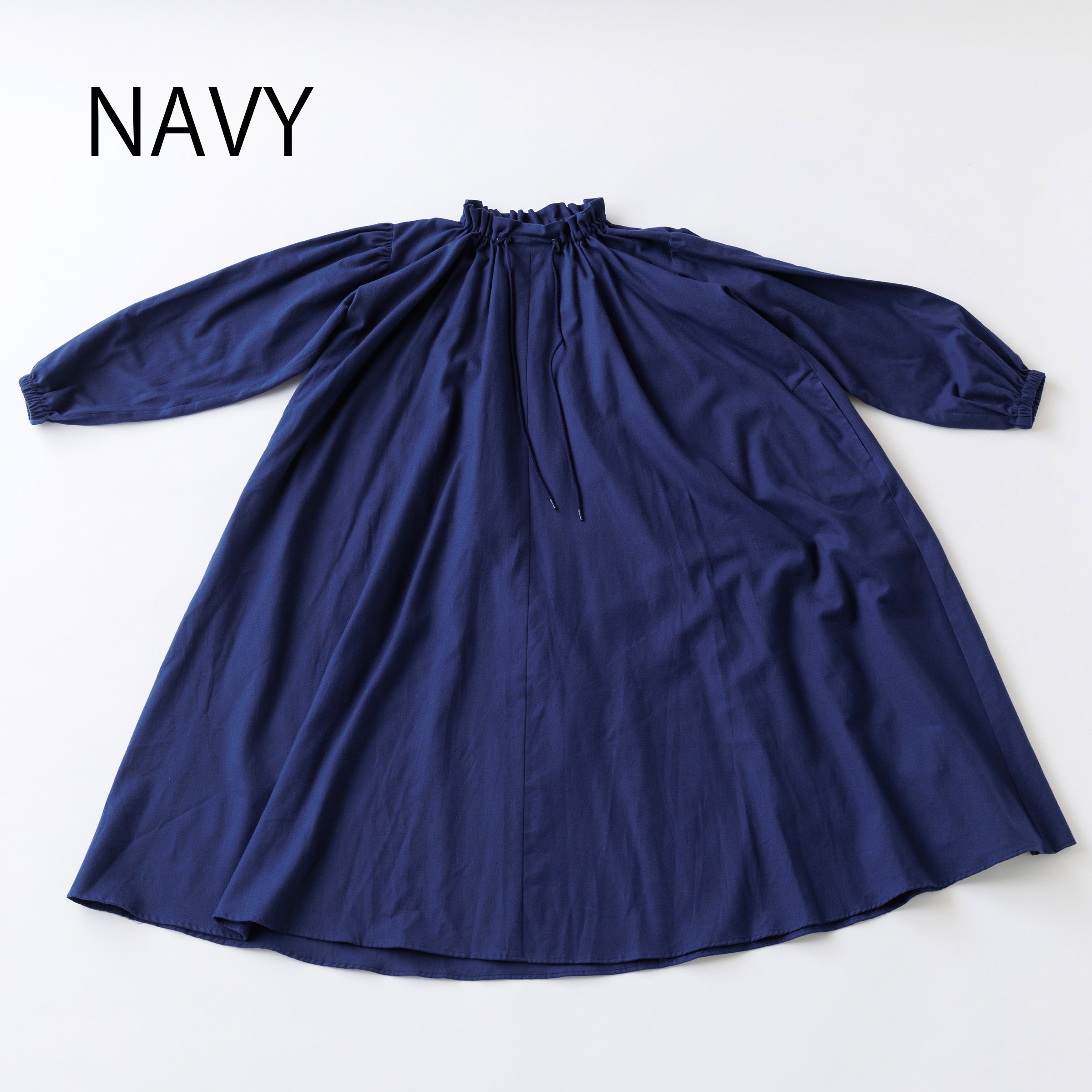 19-nf24-495-012/ネック ドロスト ワンピ<9月~10月入荷予定>