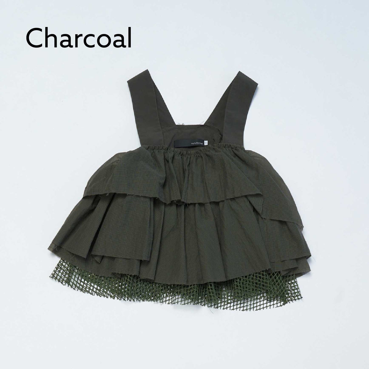 <27SS ご予約分>21-nf27-559-025 レイヤードフリルビスチェ