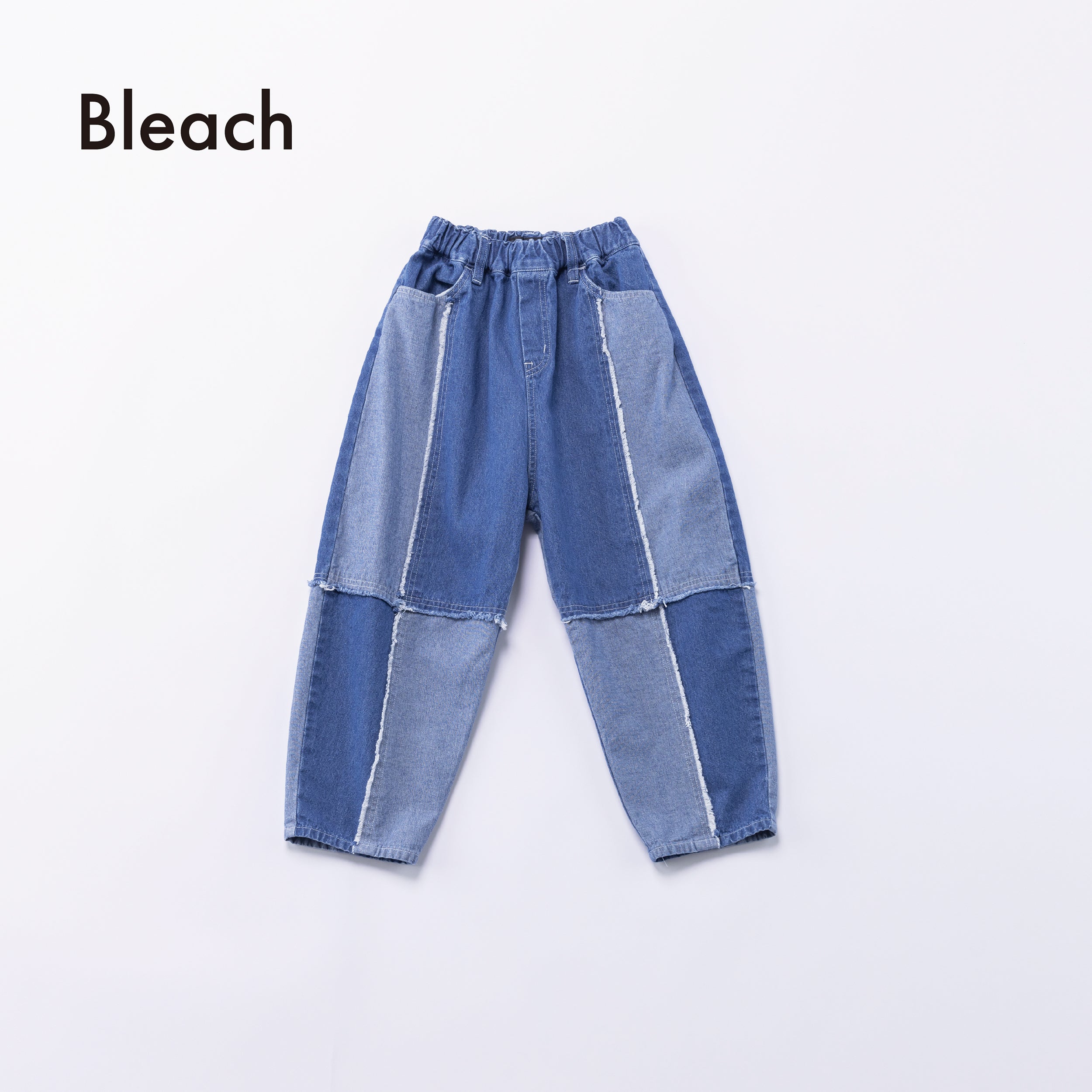 〈2026年秋冬 予約分〉27-nf26-652-038A/ブロック切替デニム