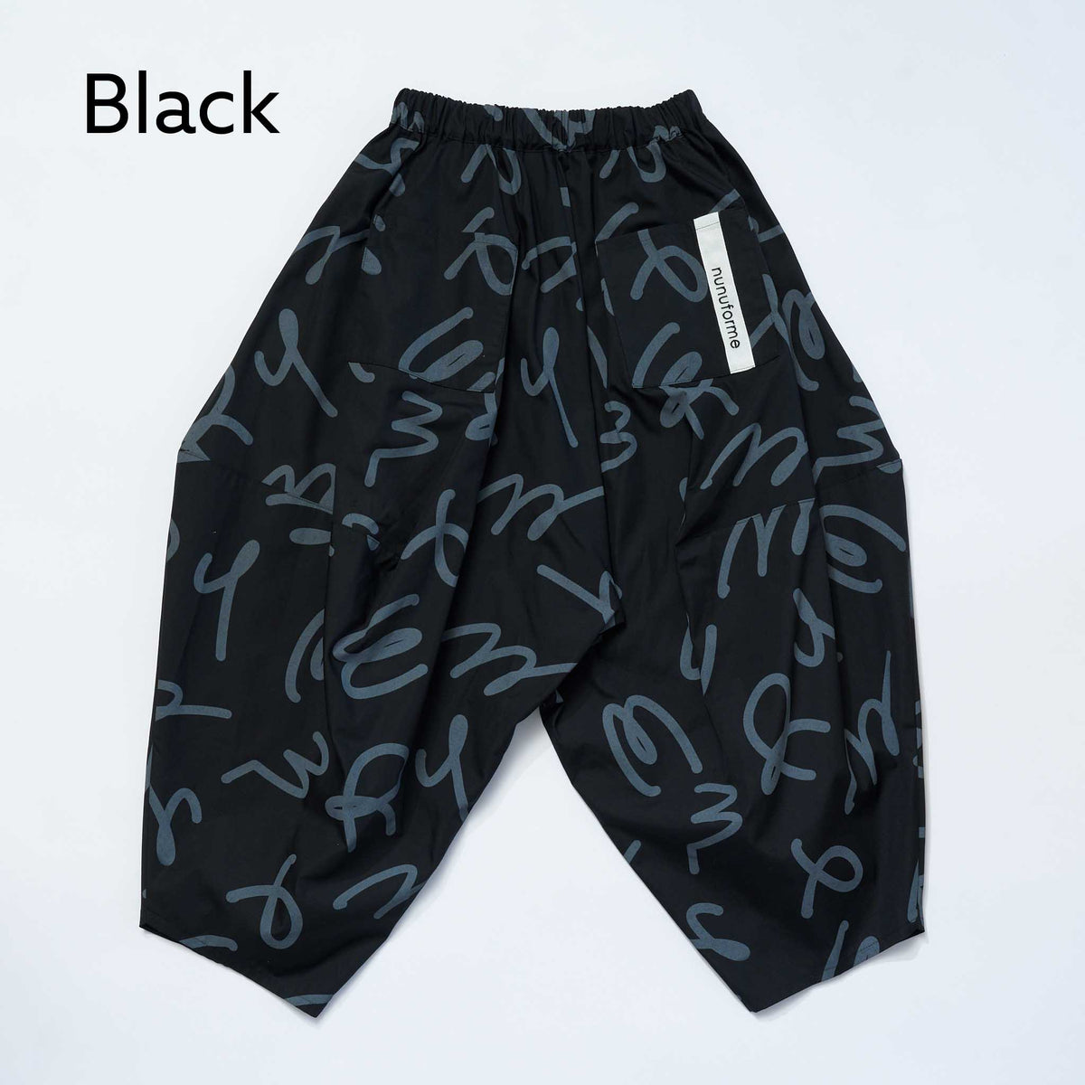 <27SS ご予約分>27-nf27-664-268A うねうねロゴポインテッドパンツ