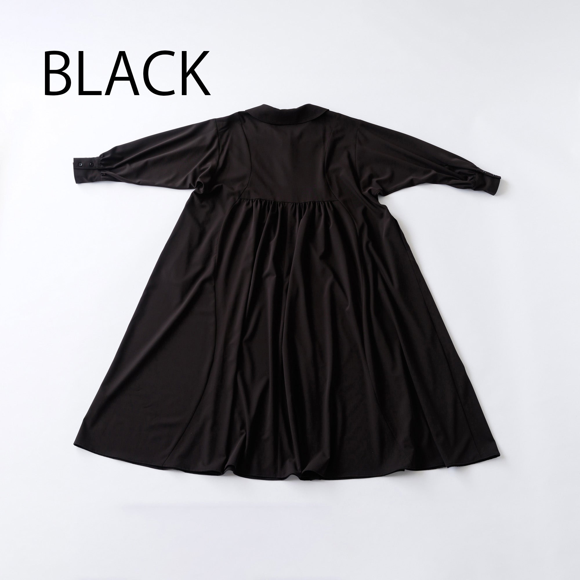 34-nf24-491-246/ボリューム ギャザー ワンピース<9月~10月入荷予定>
