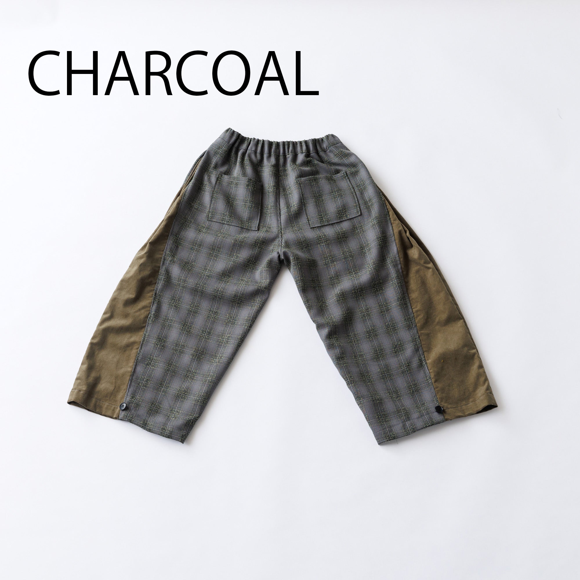 35-nf24-631-251/チェック ヘムタブ パンツ<9月~10月入荷予定>