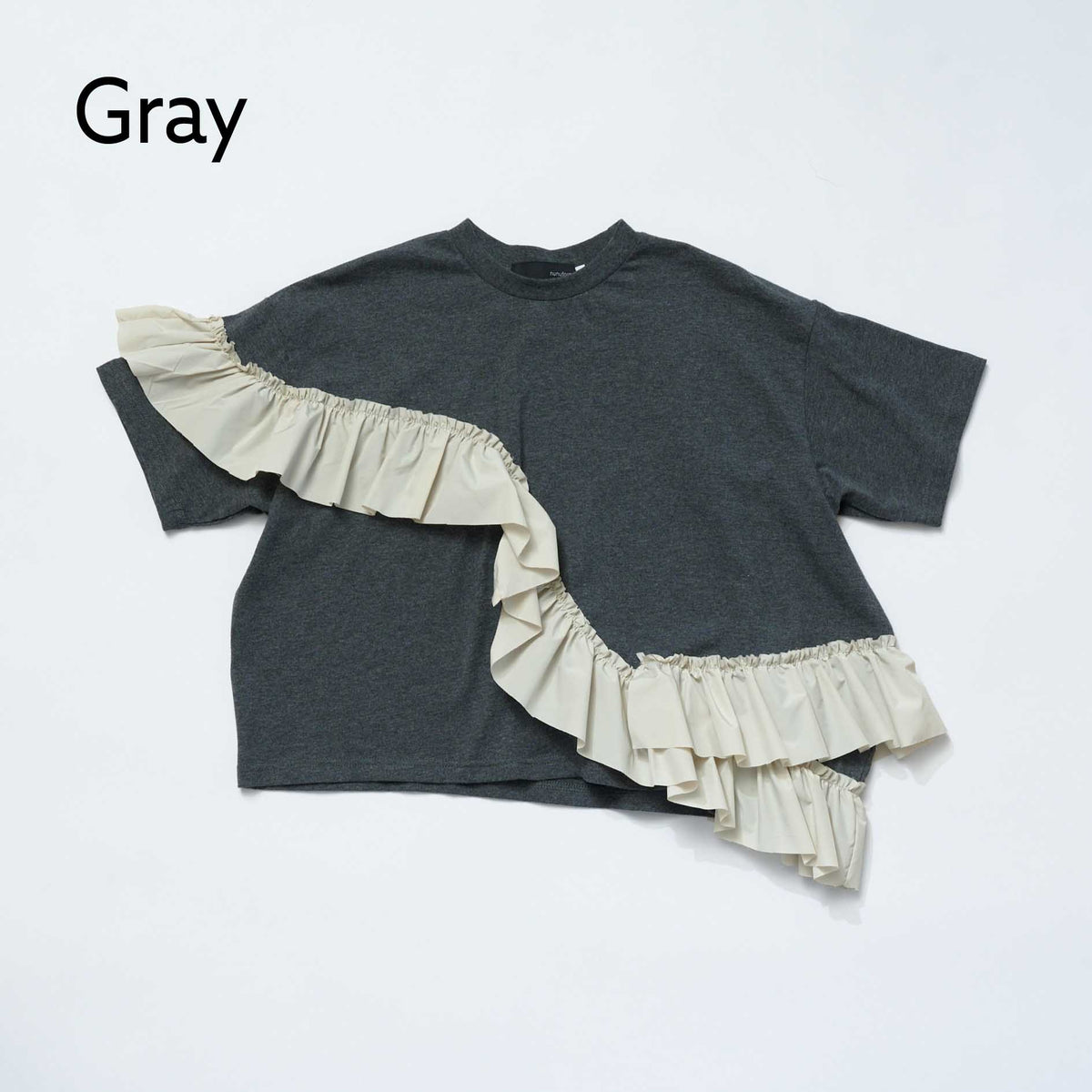 <27SS ご予約分>37-nc27-830-729 新型ラウンドフリルTシャツ