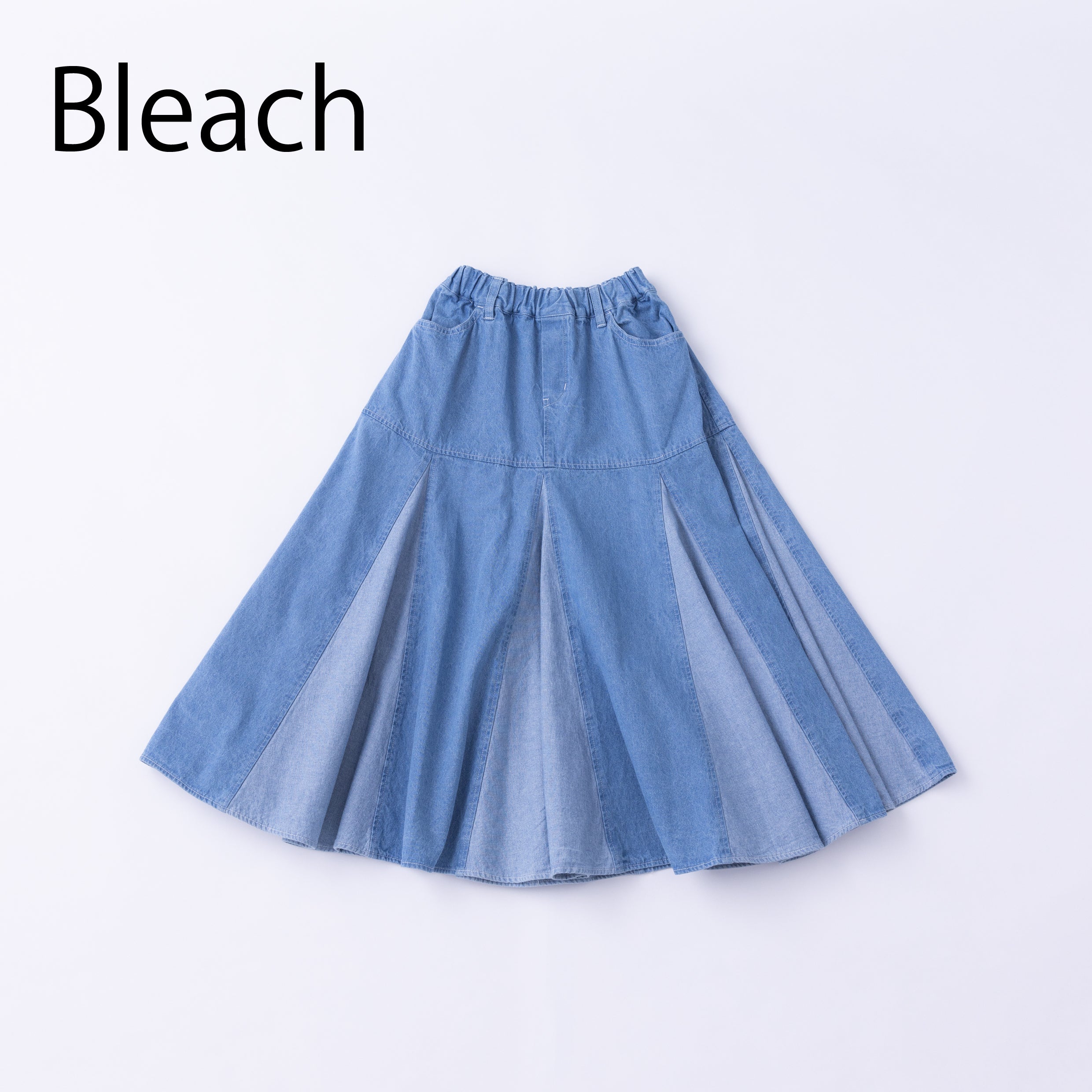 Last One!!!42-nf23-728-232A/2サイドデニムスカート