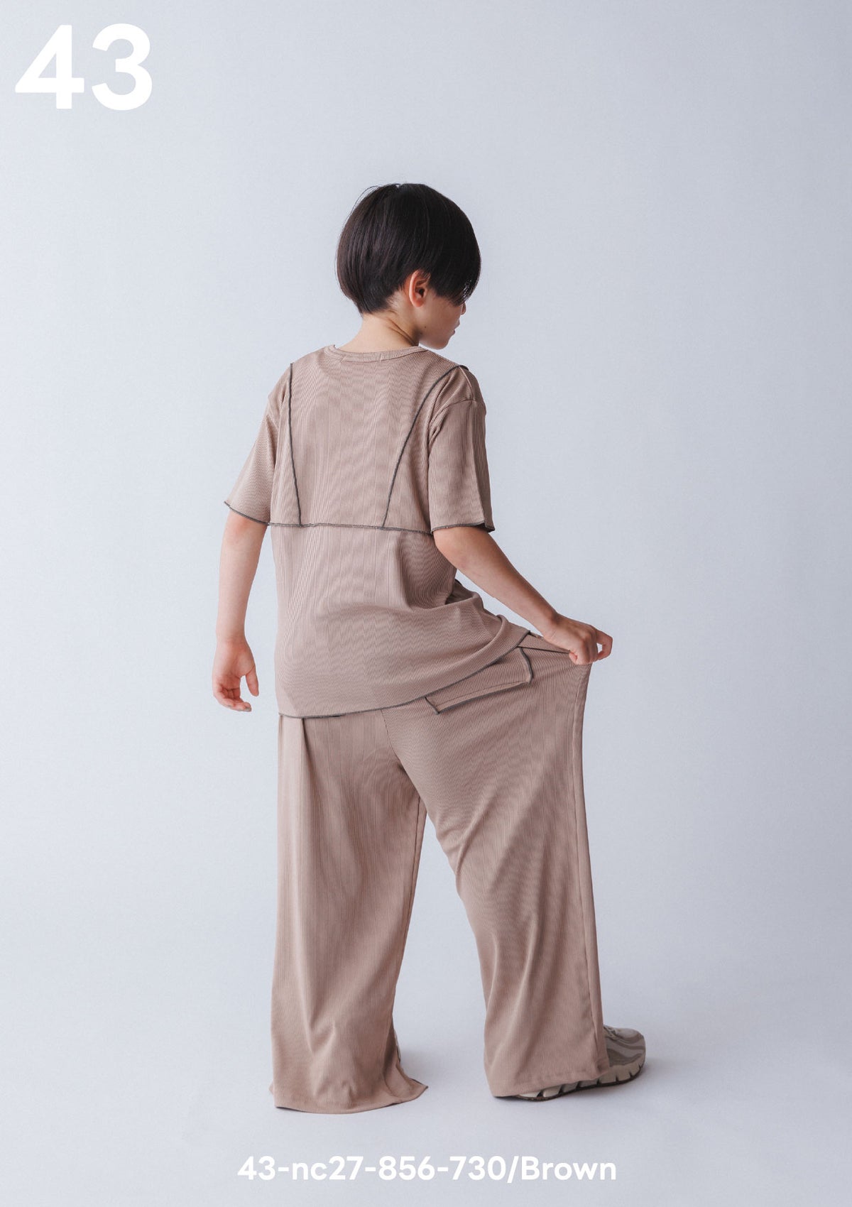 <27SS ご予約分>43-nc27-856-730 メロースリットパンツ