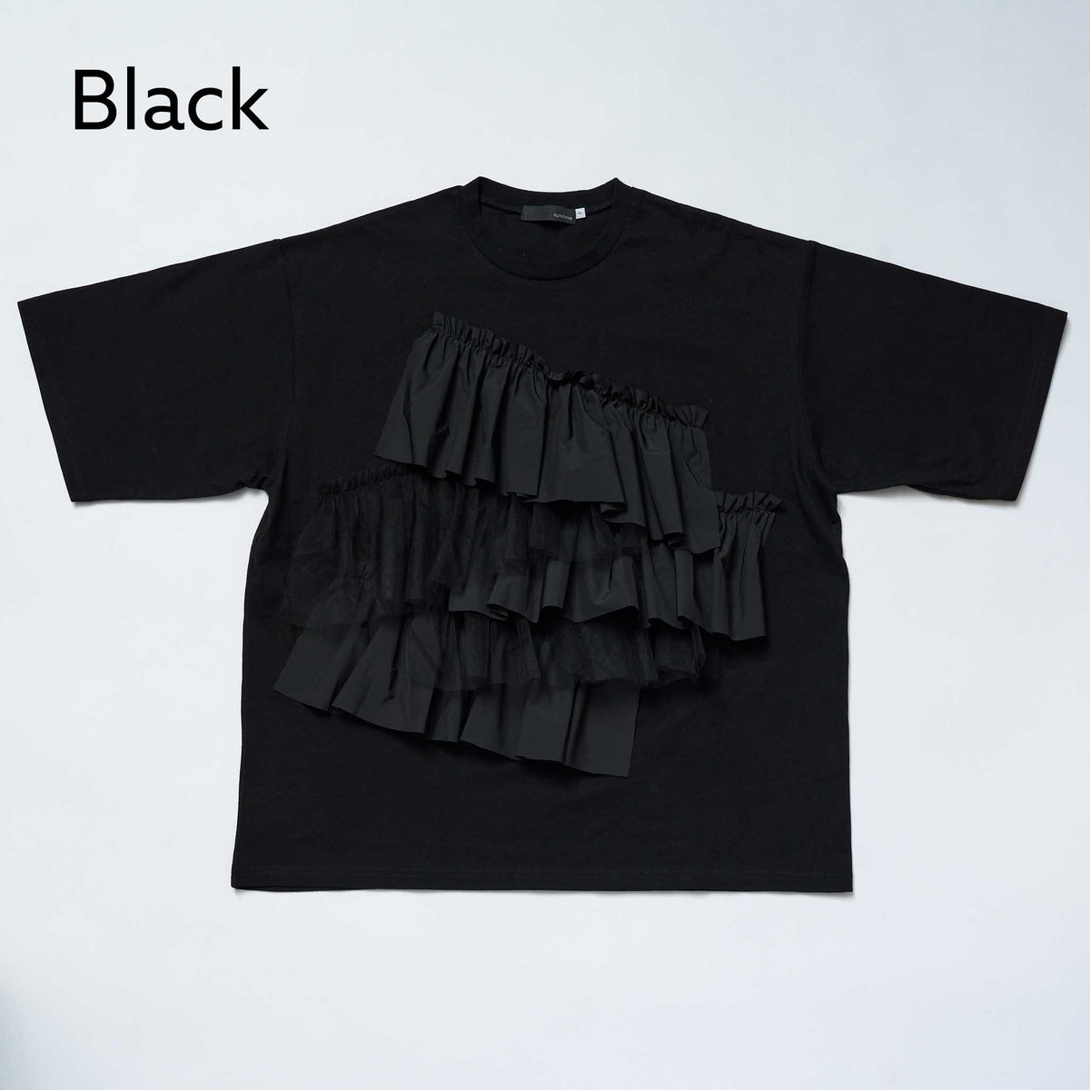 <27SS ご予約分>44-nc27-861-731A ミルフィーユフリルTシャツ