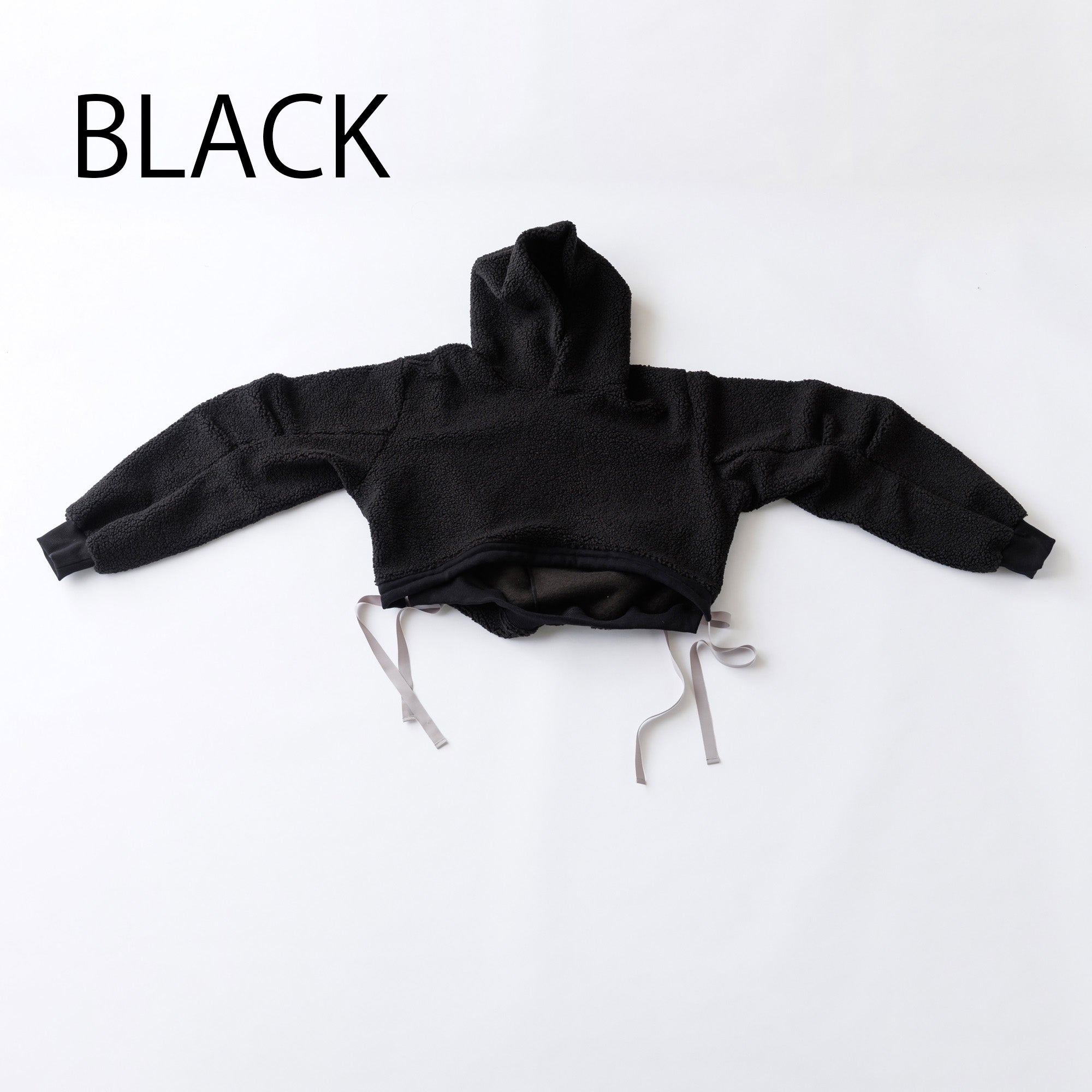 56-nf24-817-719/ドロスト ショート パーカー