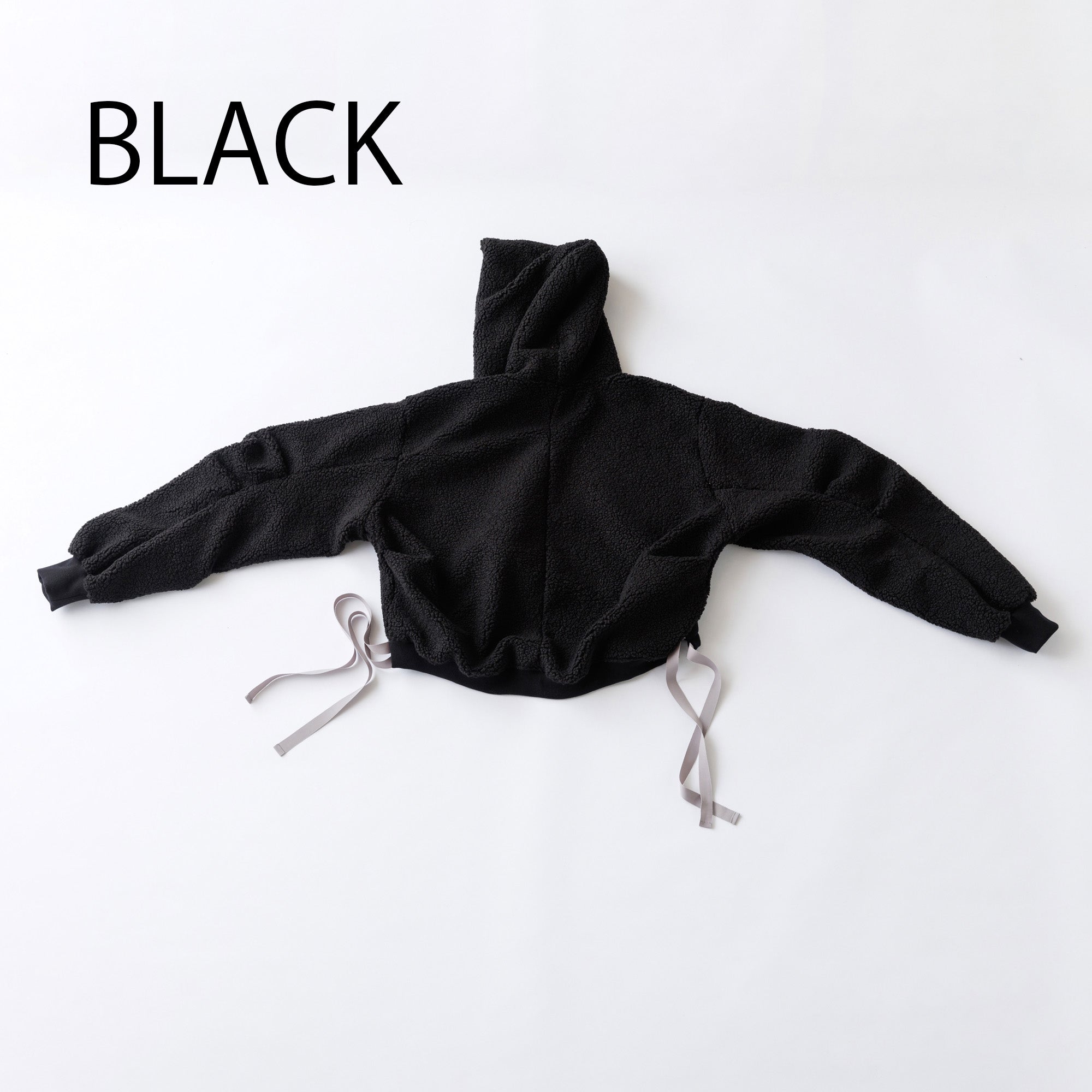 56-nf24-817-719/ドロスト ショート パーカー