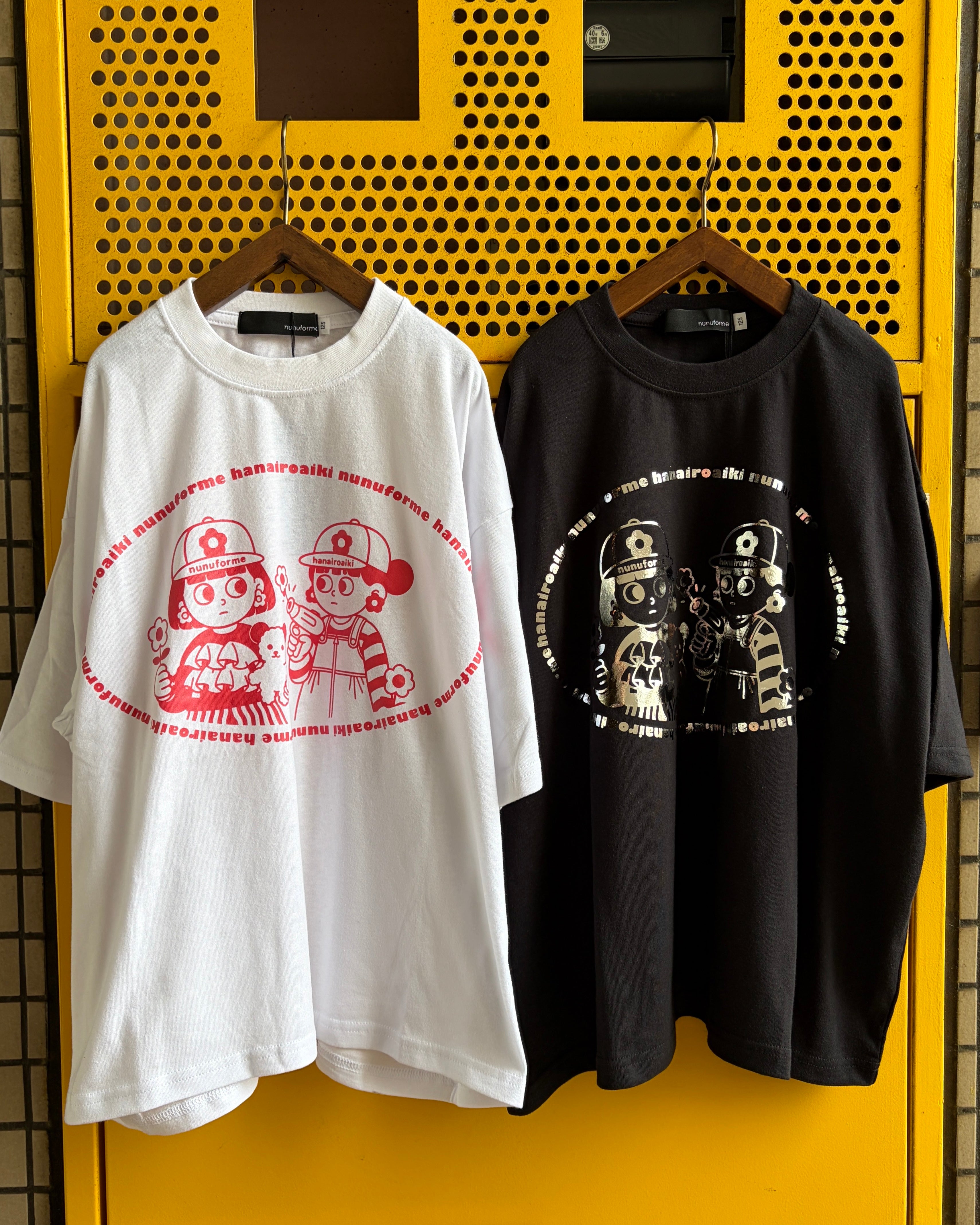 <WEB限定>hanairoaik × nunuforme コラボT