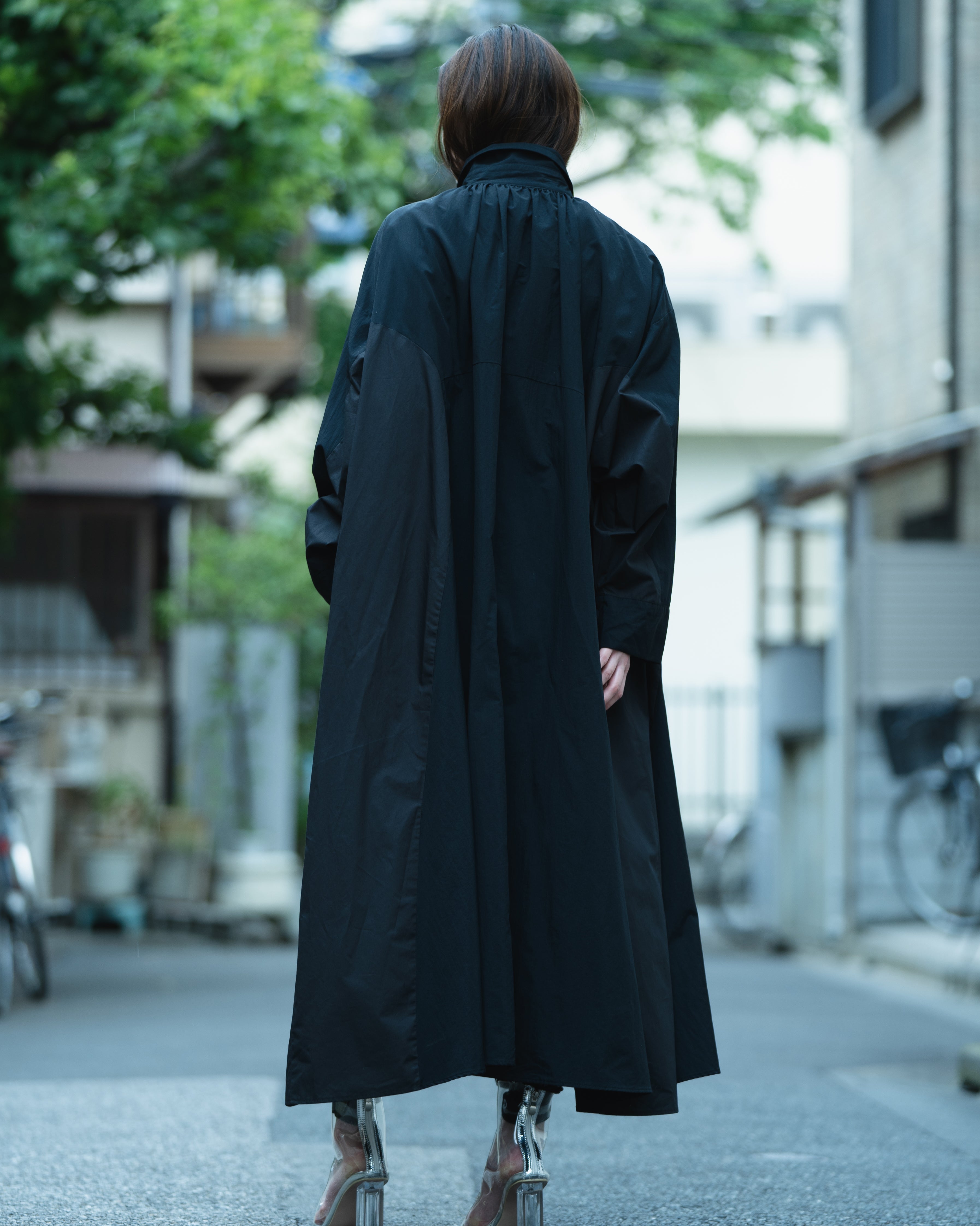 36-nf23-488-025A/ネックギャザーワンピース
