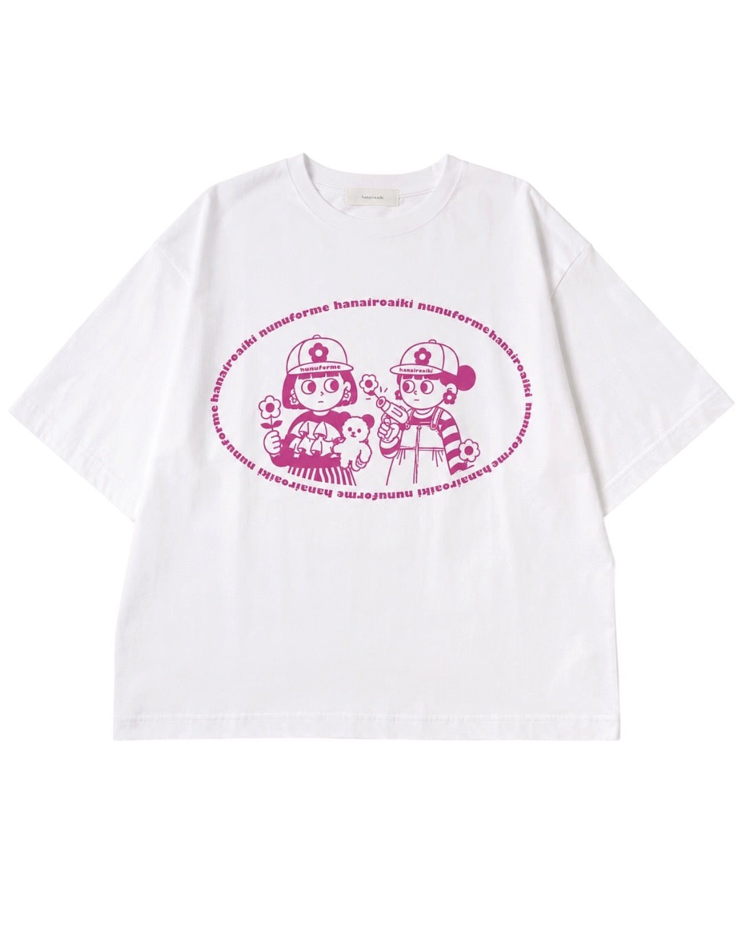 <WEB限定>hanairoaik × nunuforme コラボT