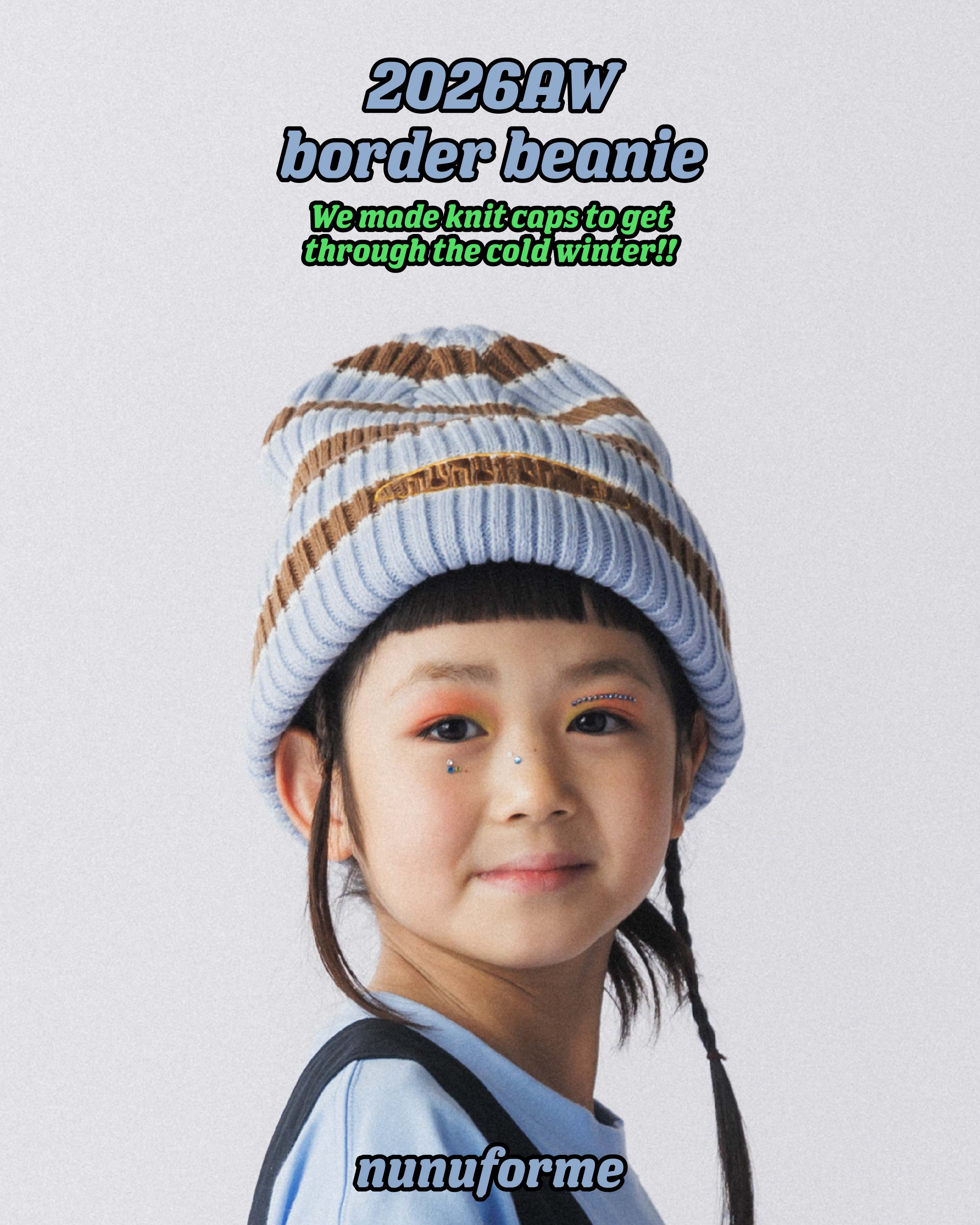 <WEB限定>RT-5944/2026WS border beanie