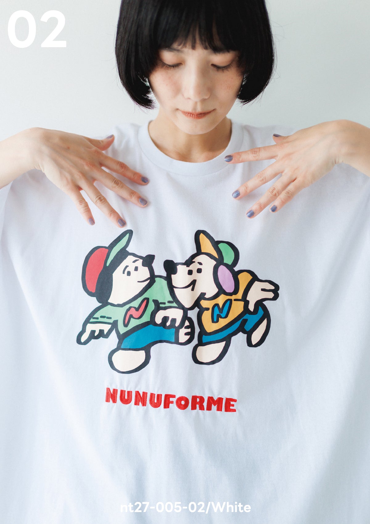 <27SS ご予約分>nt27-005-02A 2匹のINUINU T