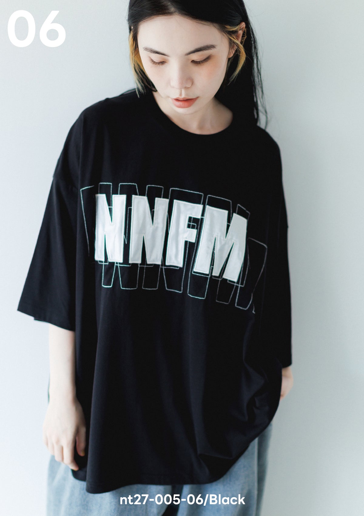 <27SS ご予約分>nt27-005-06A パッチワークロゴT