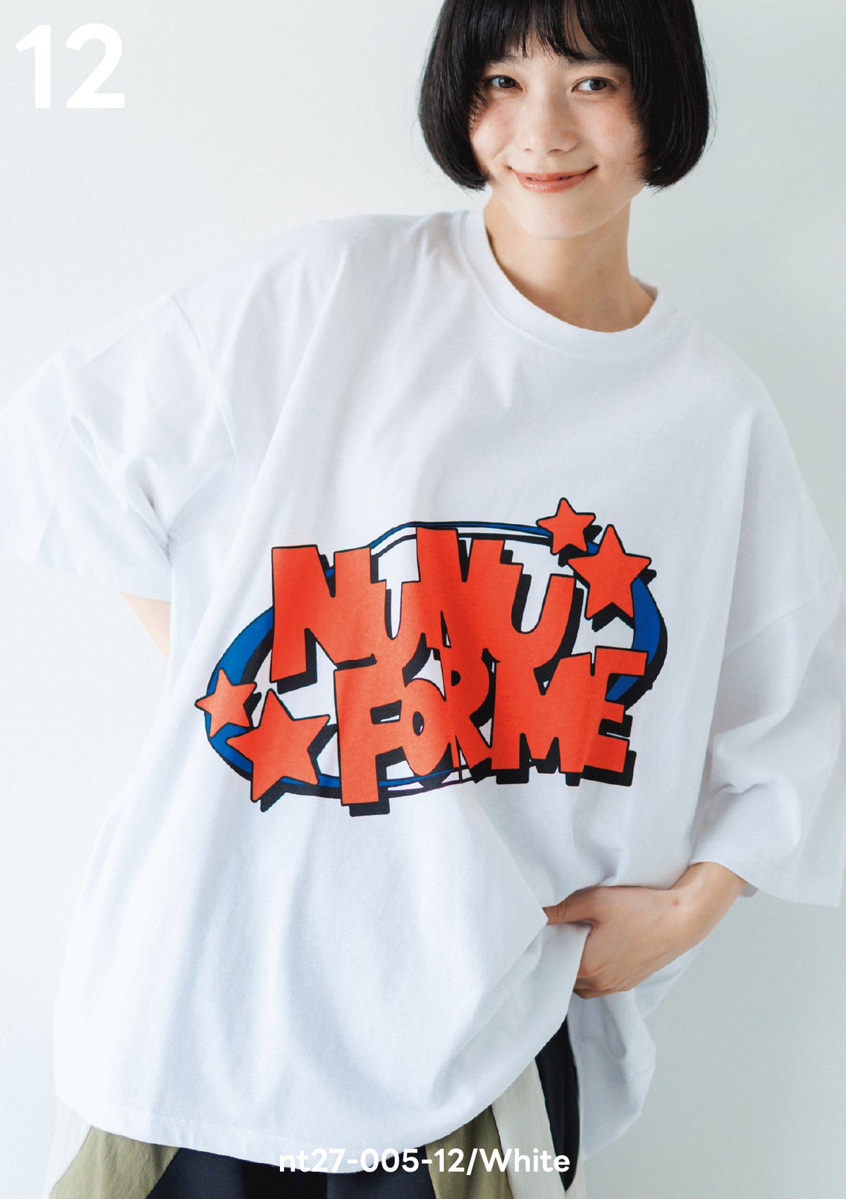 <27SS ご予約分>nt27-005-12A Space PopロゴT