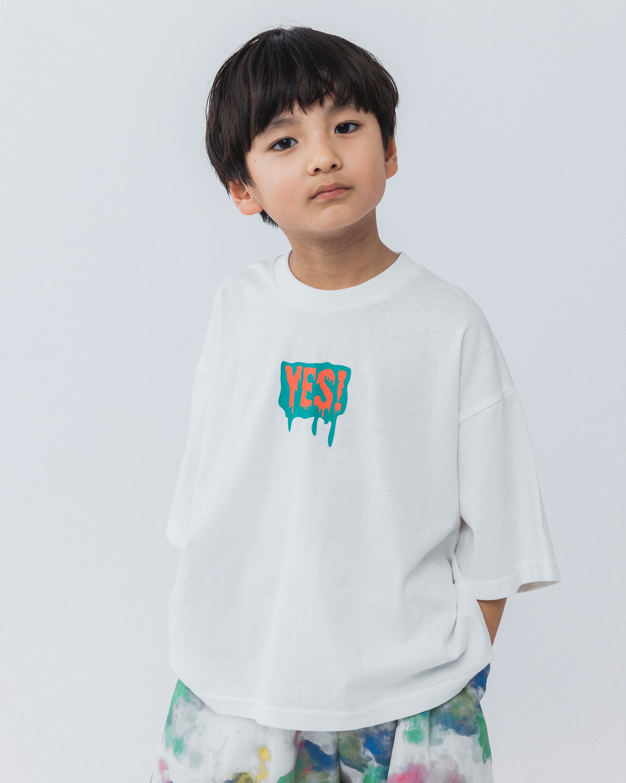 nt23-001A/YESロゴプリントT