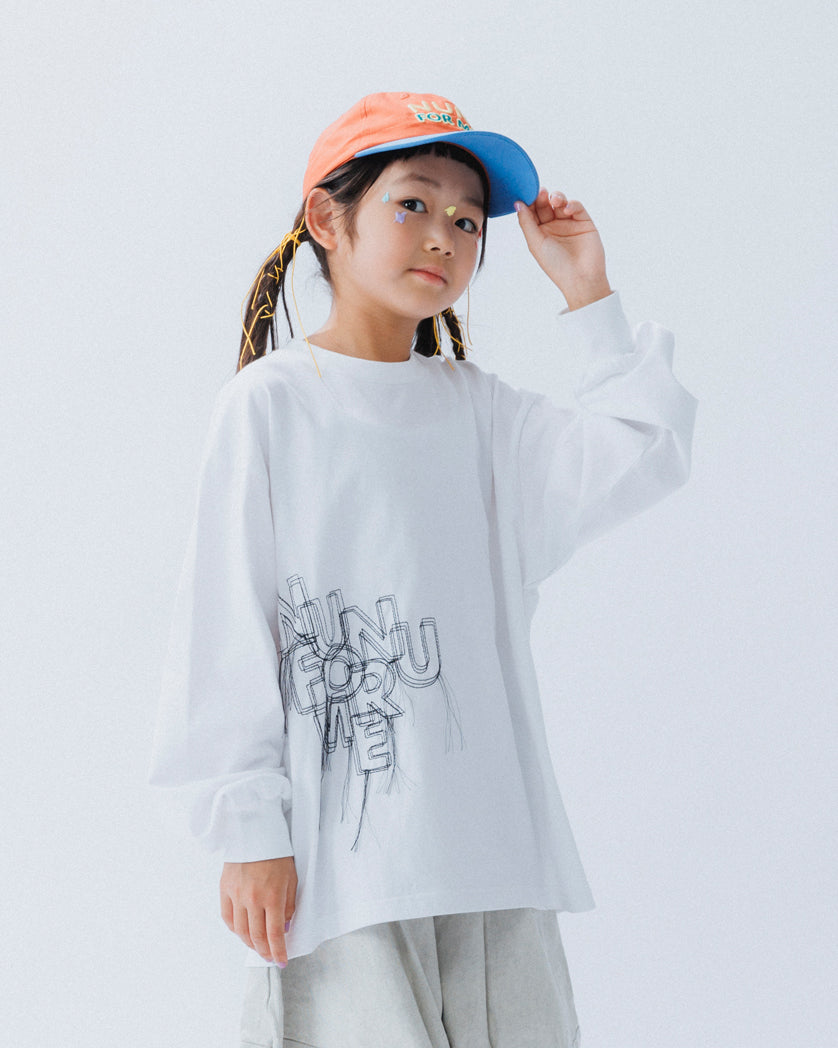 ご予約商品〈3月入荷予定〉nt25-007-10 ロゴ刺繍T