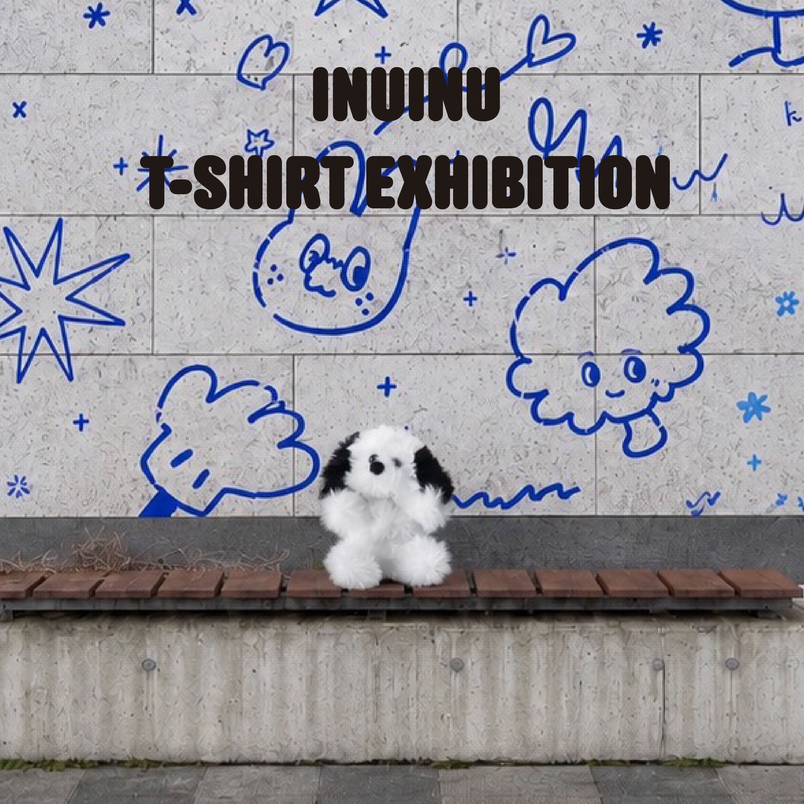 INUINU ARTIST T SHIRT EXHIBITION NO.06 -青木ブルー-