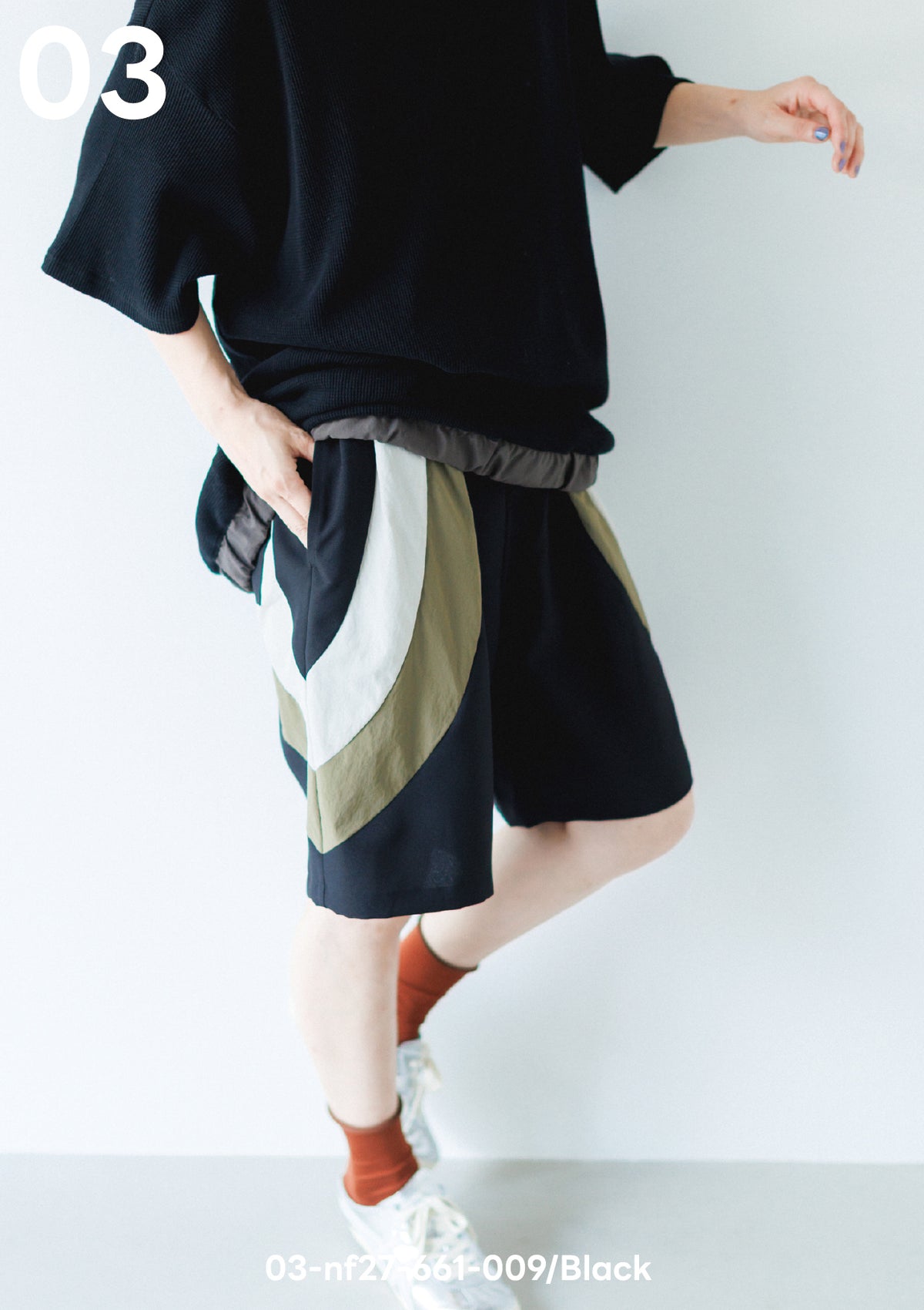 <27SS ご予約分>03-nf27-661-009A　トリコロールショートパンツ