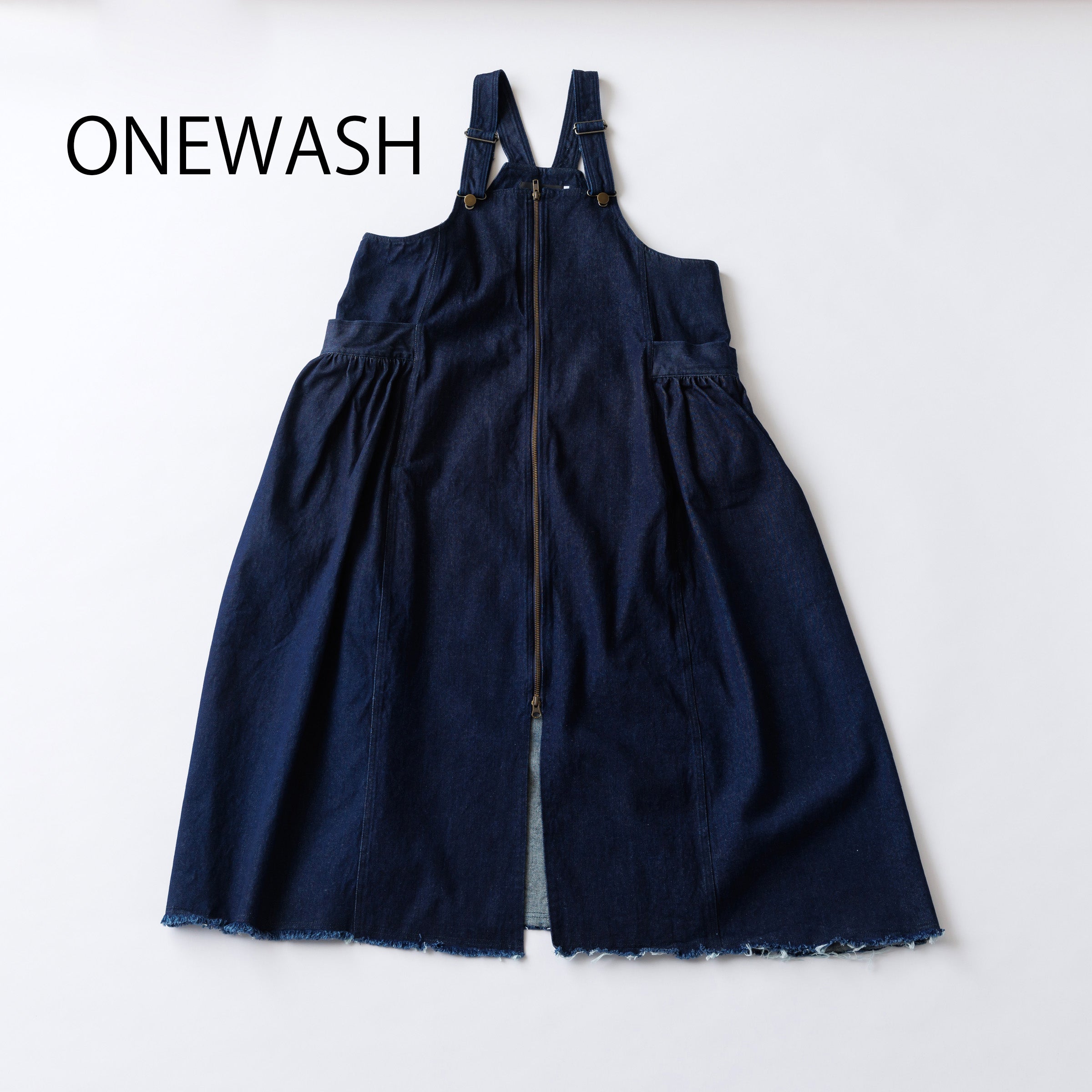 04-nf24-490-038/デニム ジップアップ ジャンスカ<9月～10月入荷予定>