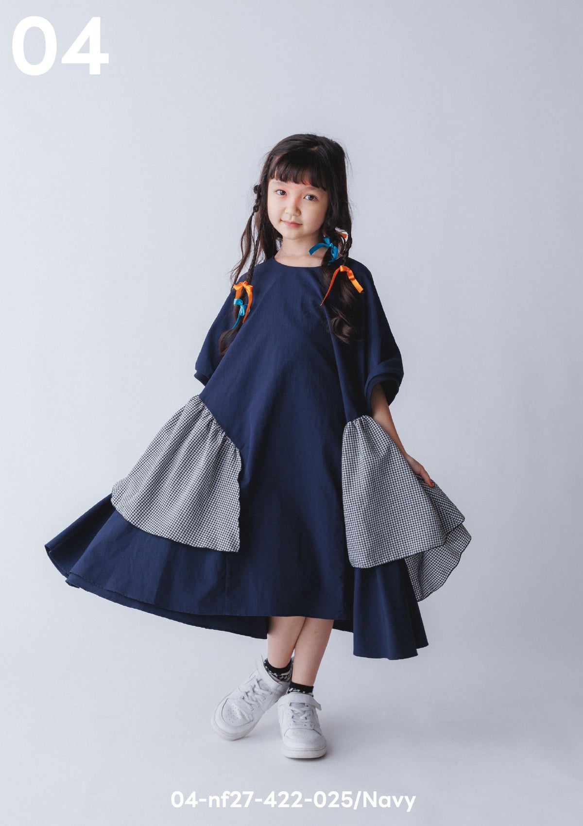 <27SS ご予約分>04-nf27-422-025　サイドフリルワンピース