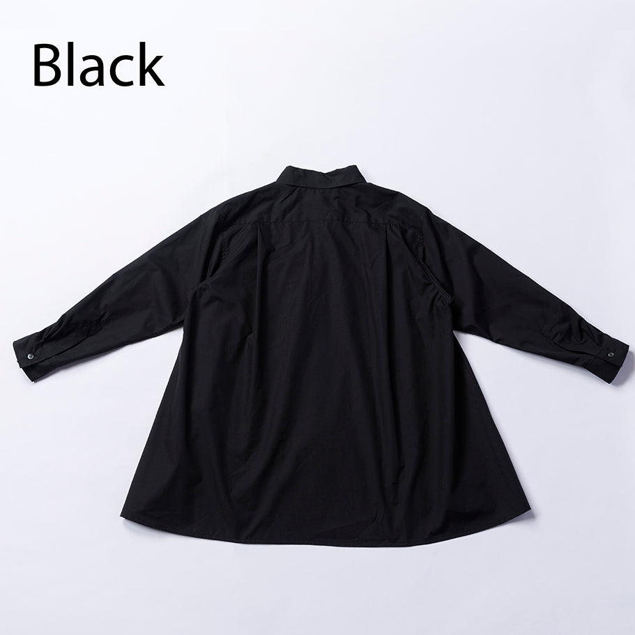 06-nf25-526-035/アシンメトリージップシャツ