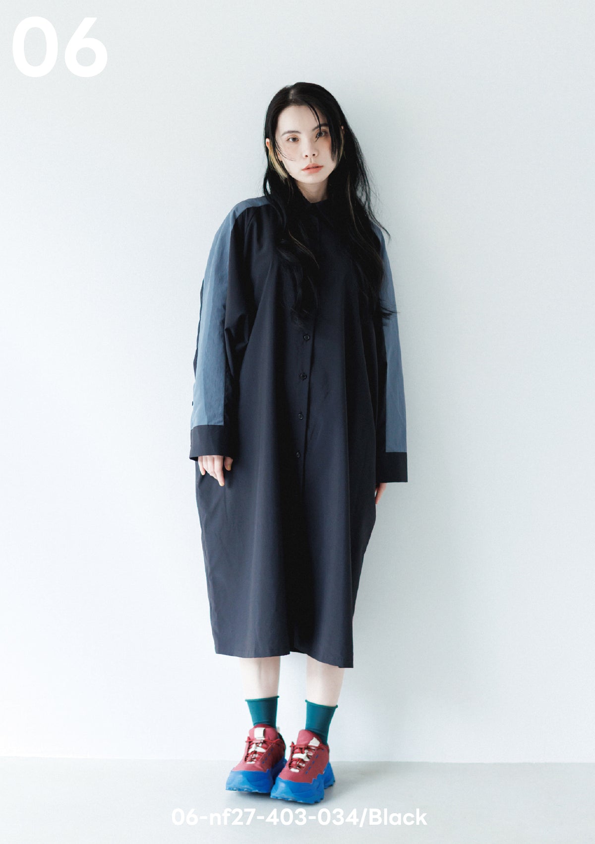 <27SS ご予約分>06-nf27-403-034A　ボックスロングシャツ