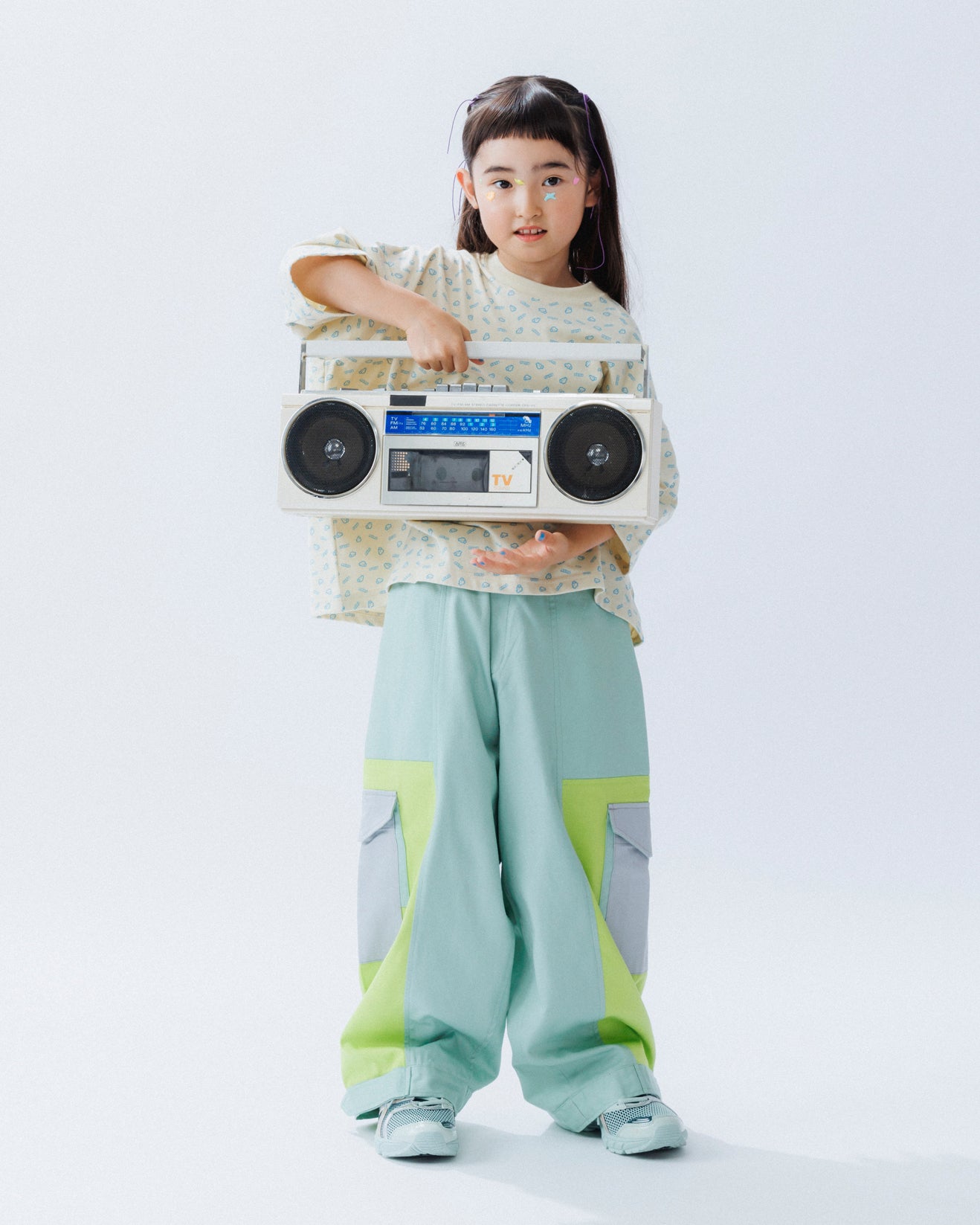 08-nf25-640-007/トリコロールカーゴパンツ