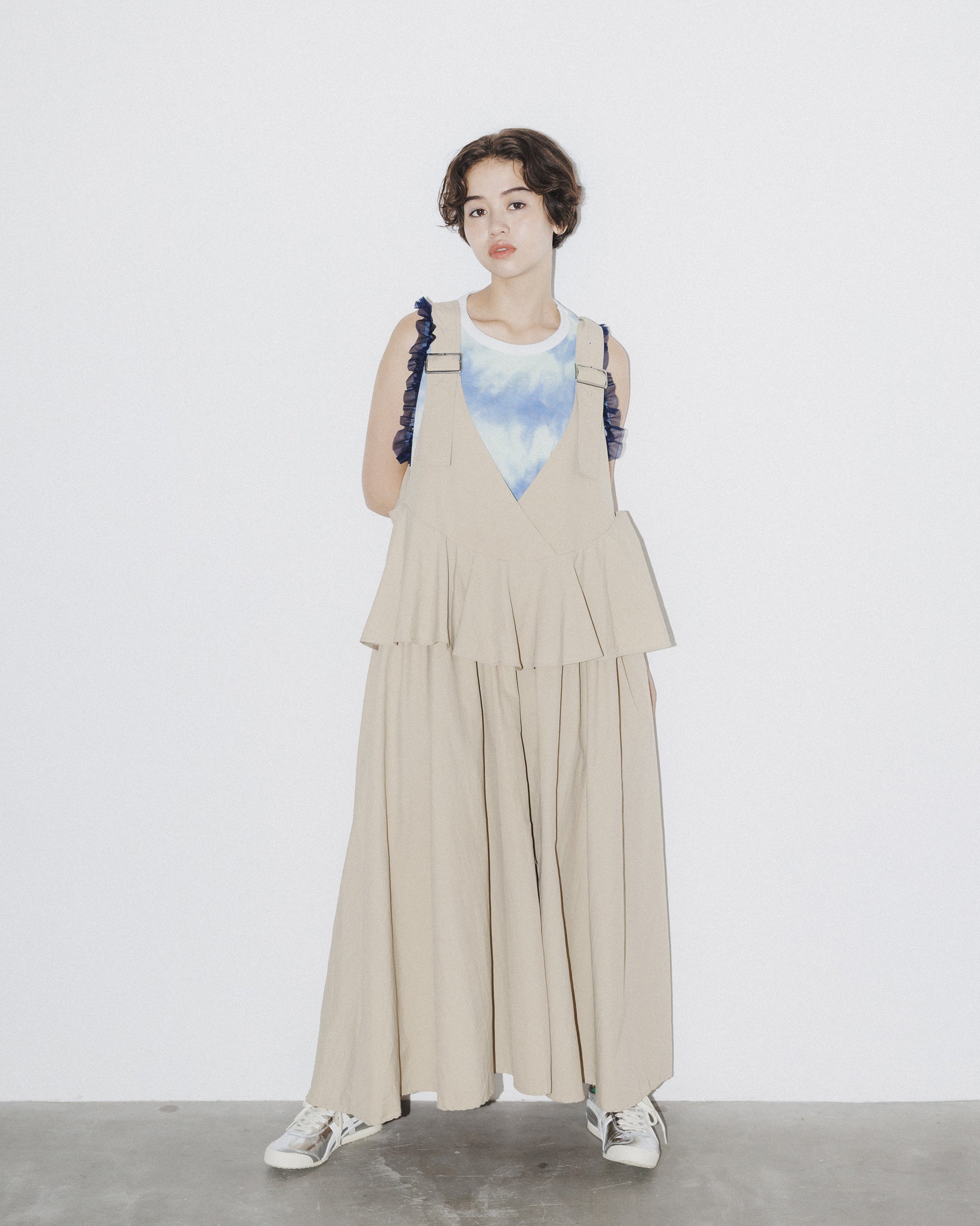 10-nf25-498-025A/レイヤードフリルジャンスカ