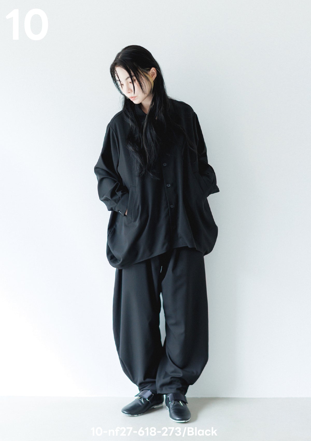 <27SS ご予約分>10-nf27-618-273A　ヘムタックカーブパンツ