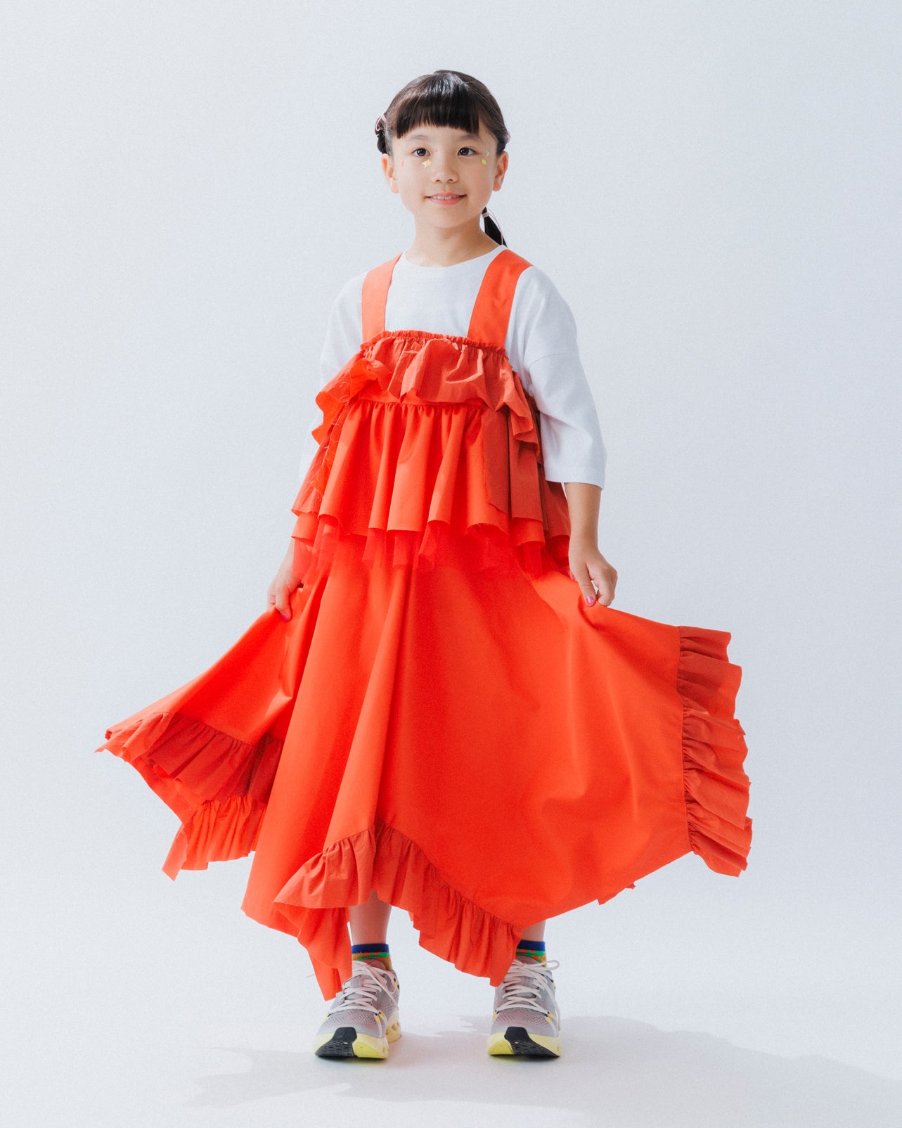 11-nf25-546-033A/レイヤードフリルビスチェ