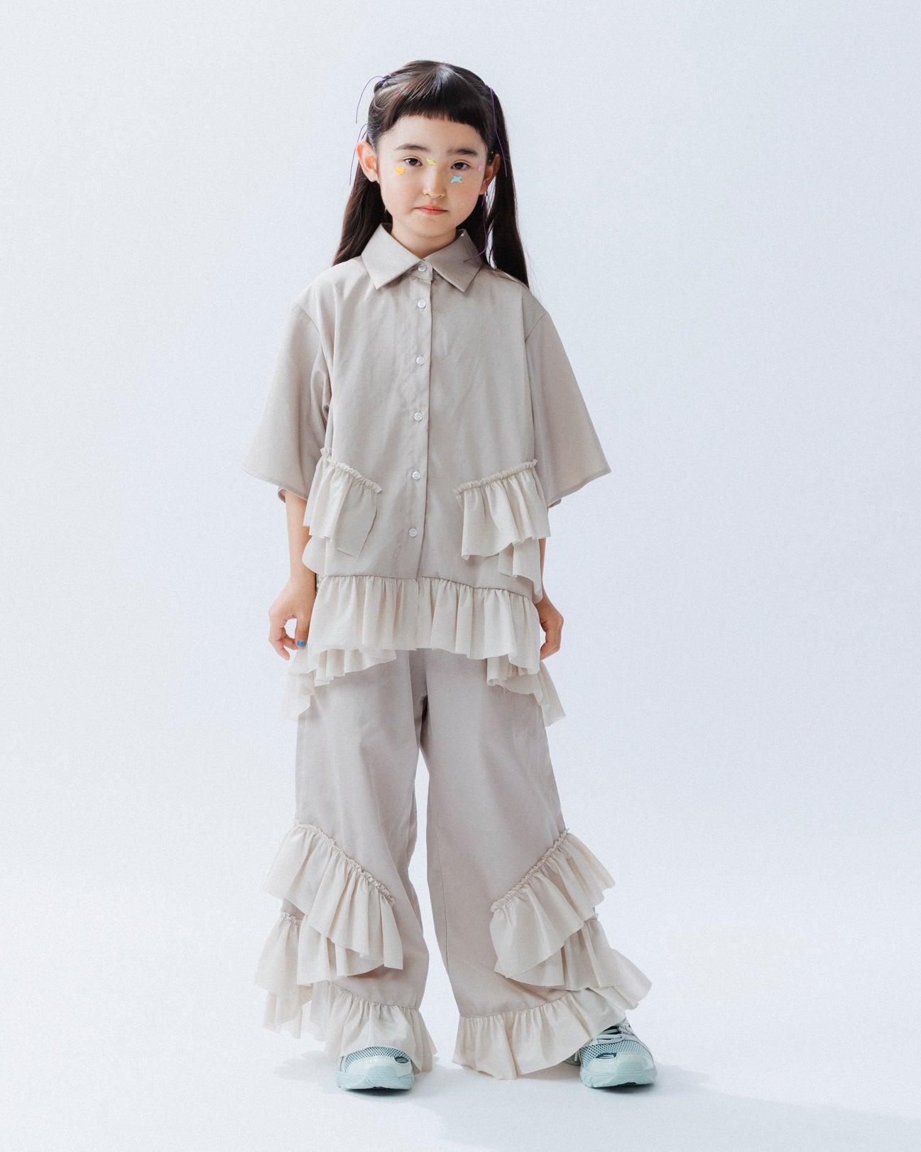 14-nf25-549-253A/ボリュームフリルシャツ