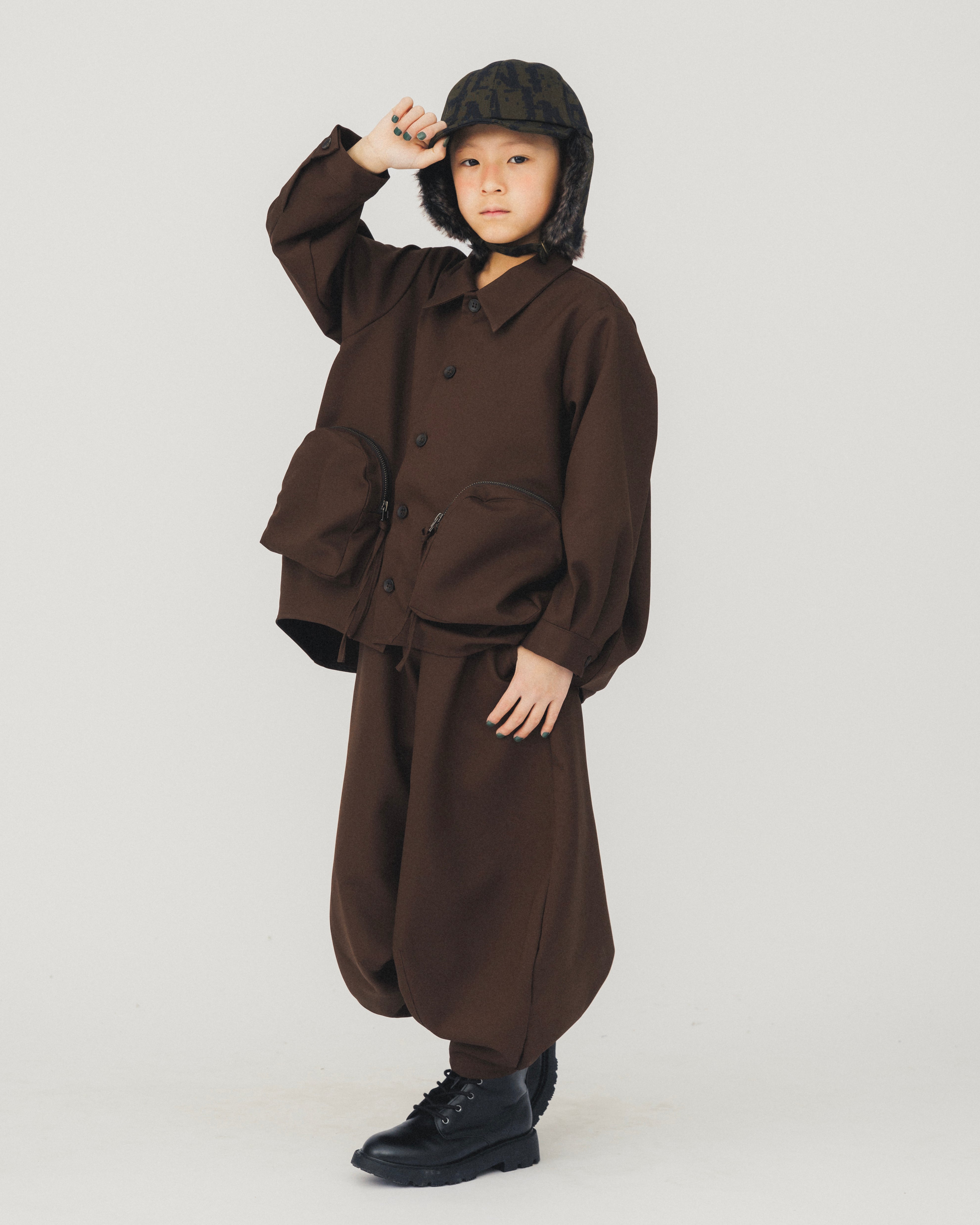 27-nf24-522-241/サークル ジップ シャツ<9月～10月入荷予定>