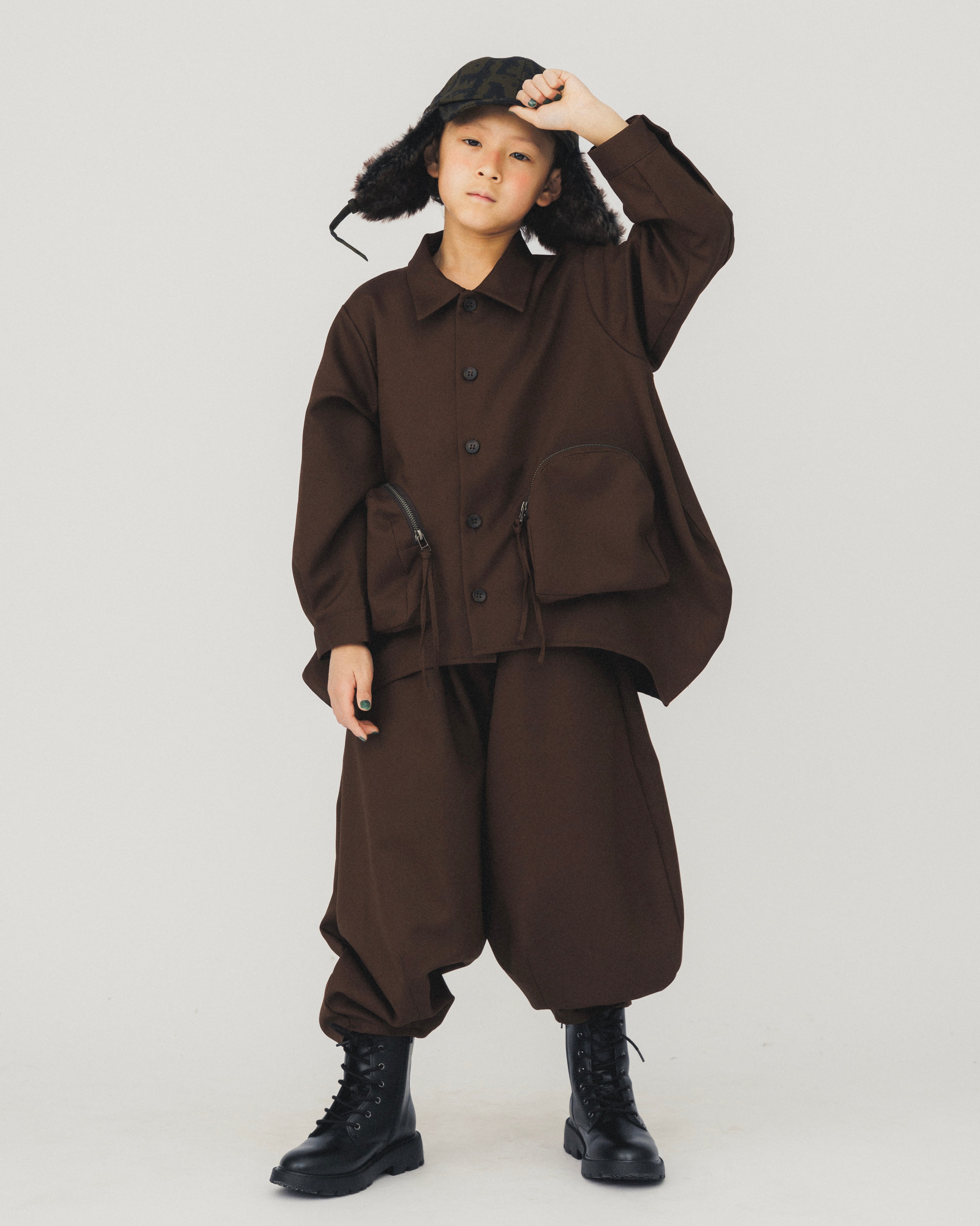 27-nf24-522-241/サークル ジップ シャツ<9月～10月入荷予定>