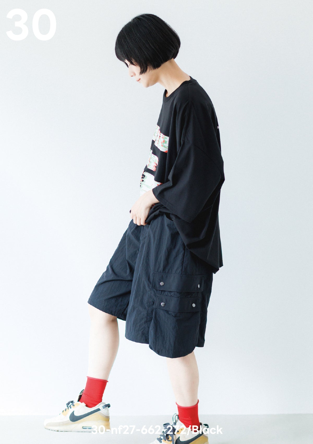 <27SS ご予約分>30-nf27-662-272A　ポケットハーフパンツ