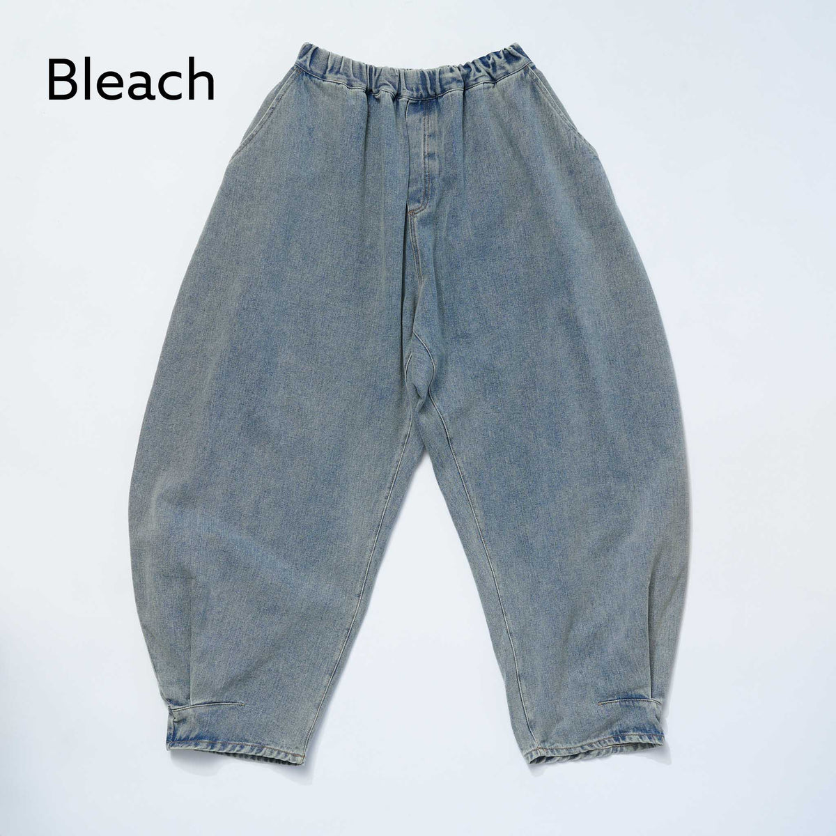 <27SS ご予約分>32-nc27-660-303A　デニムヘムタックカーブパンツ