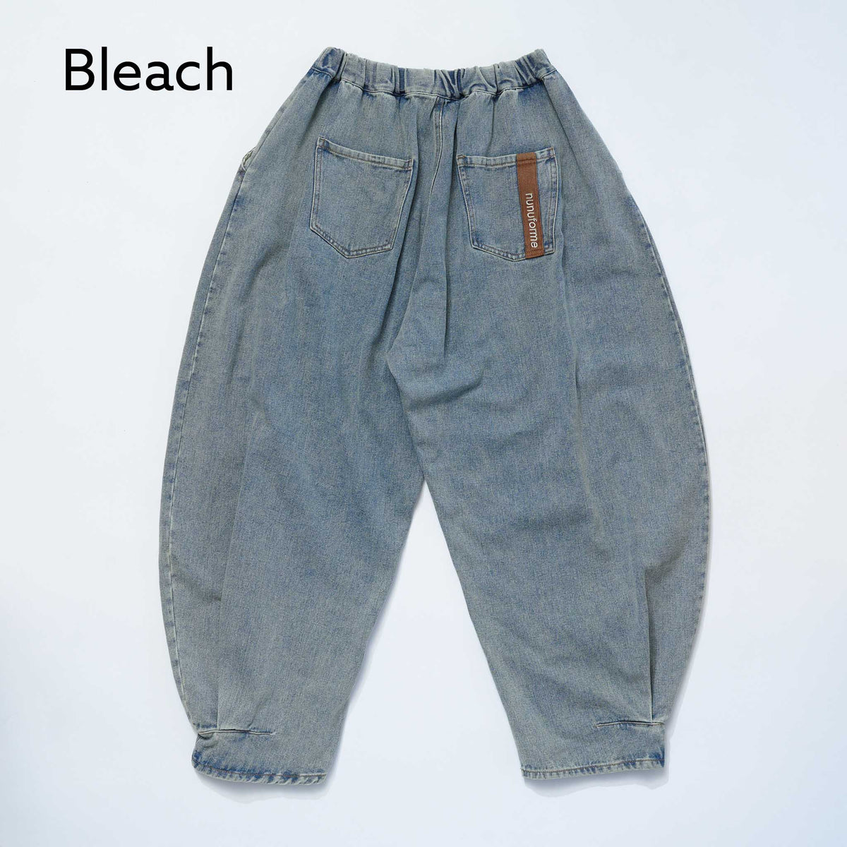 <27SS ご予約分>32-nc27-660-303　デニムヘムタックカーブパンツ