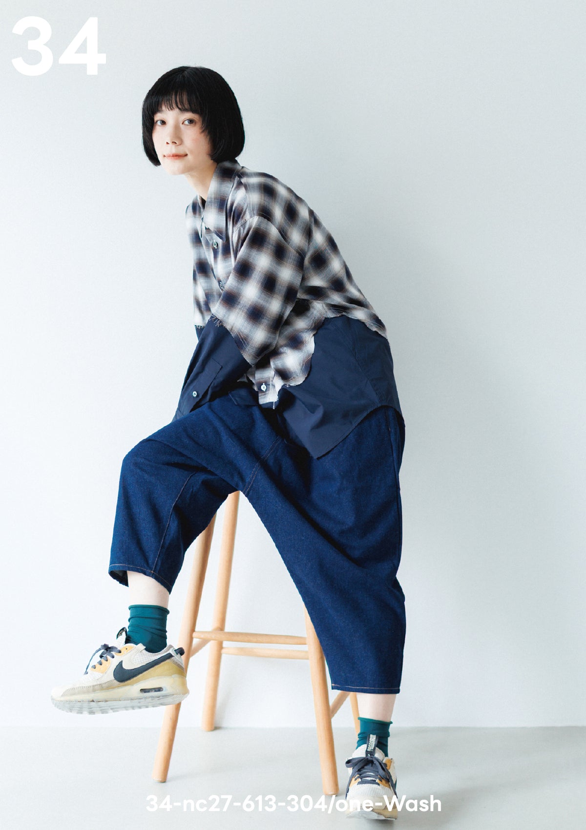 <27SS ご予約分>34-nc27-613-304A　デニムバギーパンツ