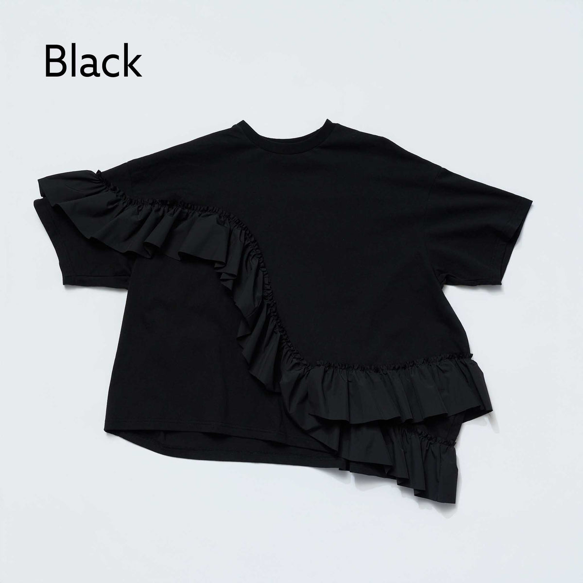 <27SS ご予約分>37-nc27-830-729A 新型ラウンドフリルＴシャツ