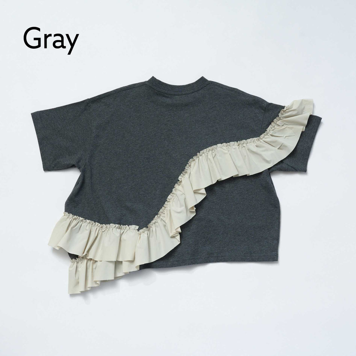 <27SS ご予約分>37-nc27-830-729　新型ラウンドフリルＴシャツ