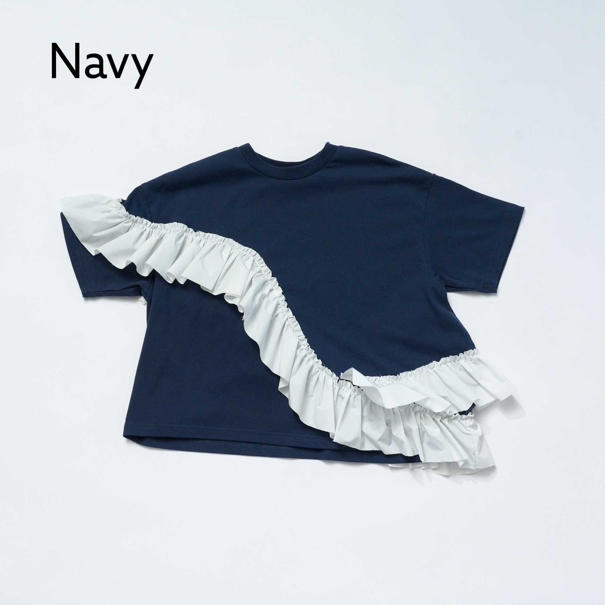 <27SS ご予約分>37-nc27-830-729　新型ラウンドフリルＴシャツ