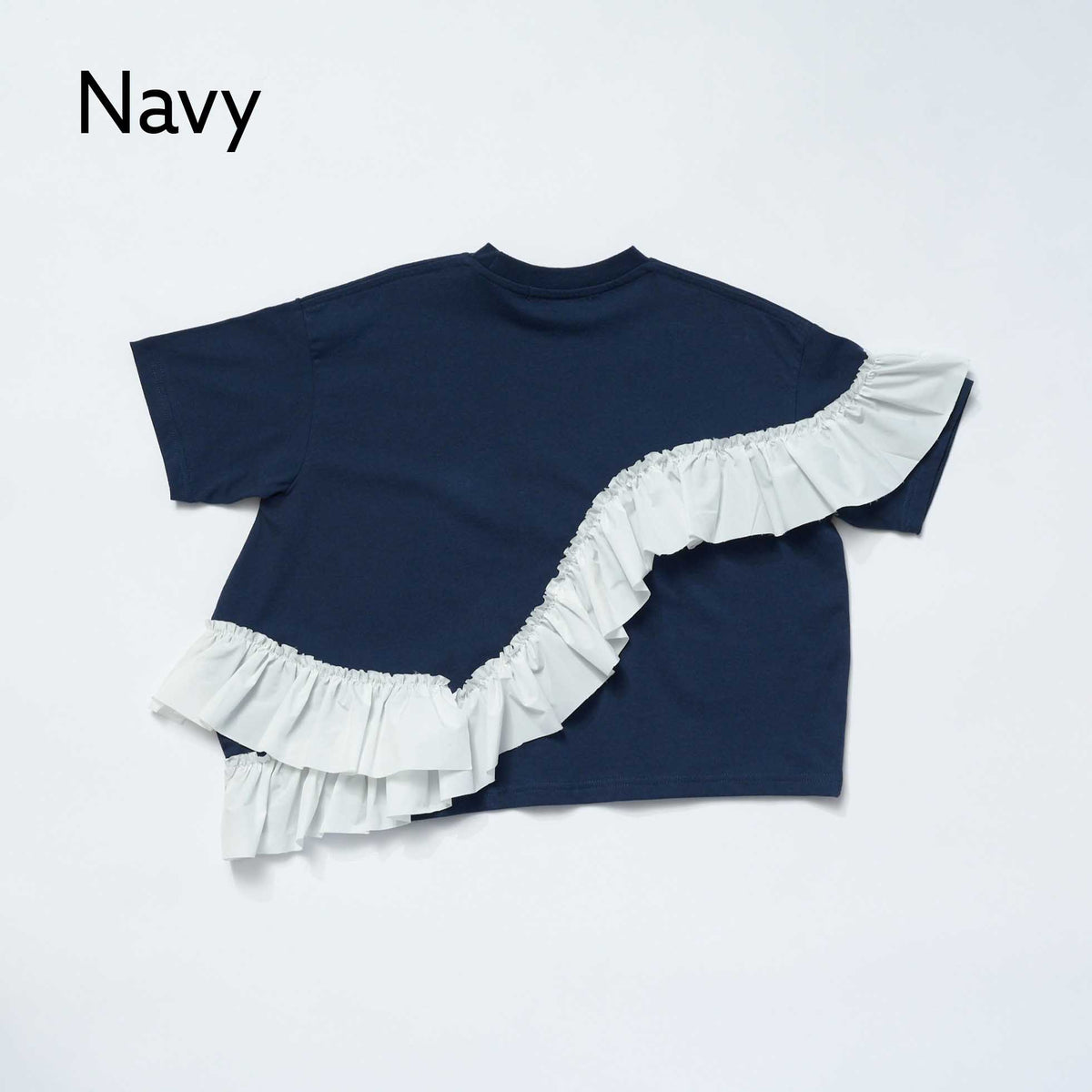 <27SS ご予約分>37-nc27-830-729A 新型ラウンドフリルＴシャツ
