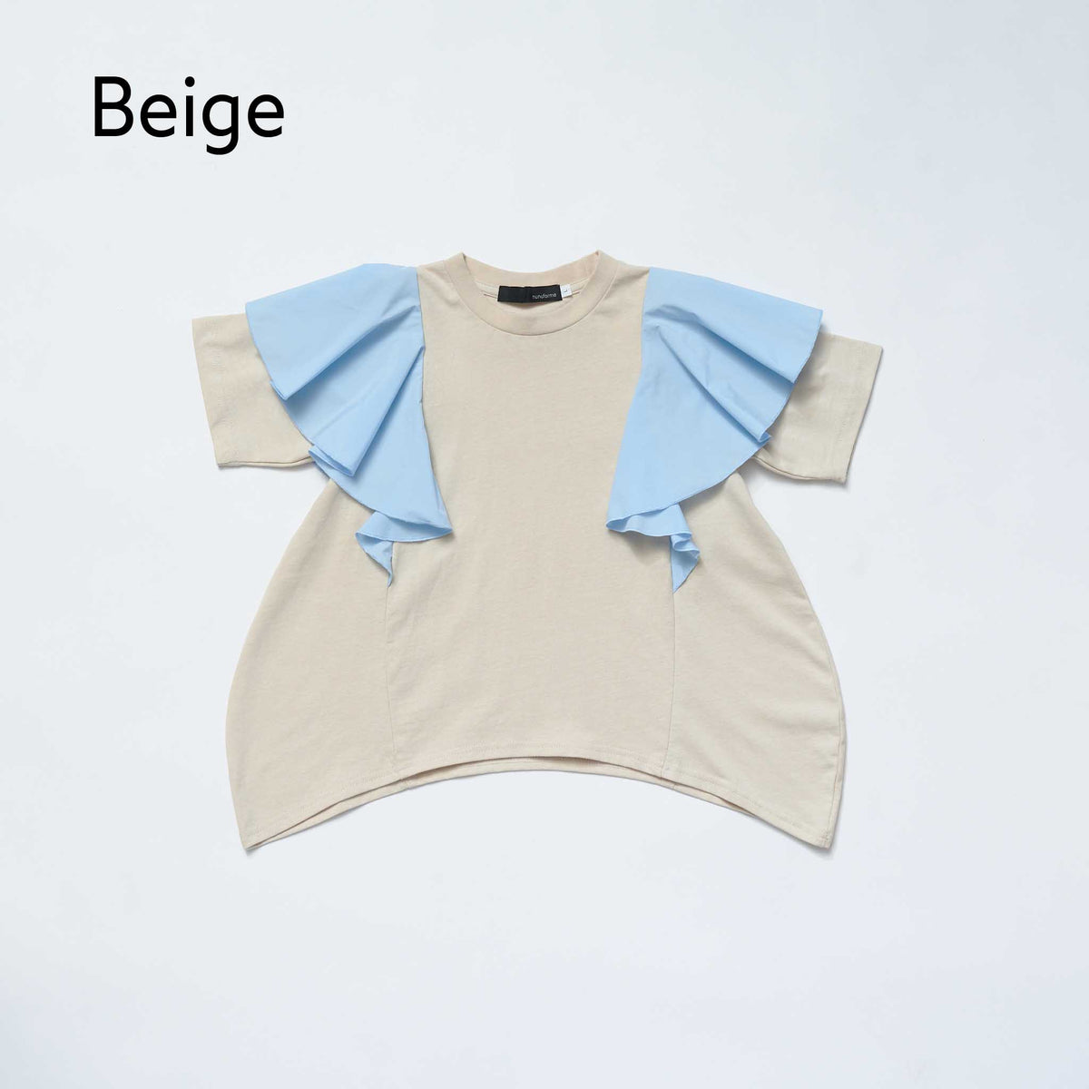 <27SS ご予約分>38-nc27-853-729　コクーンフリルＴシャツ